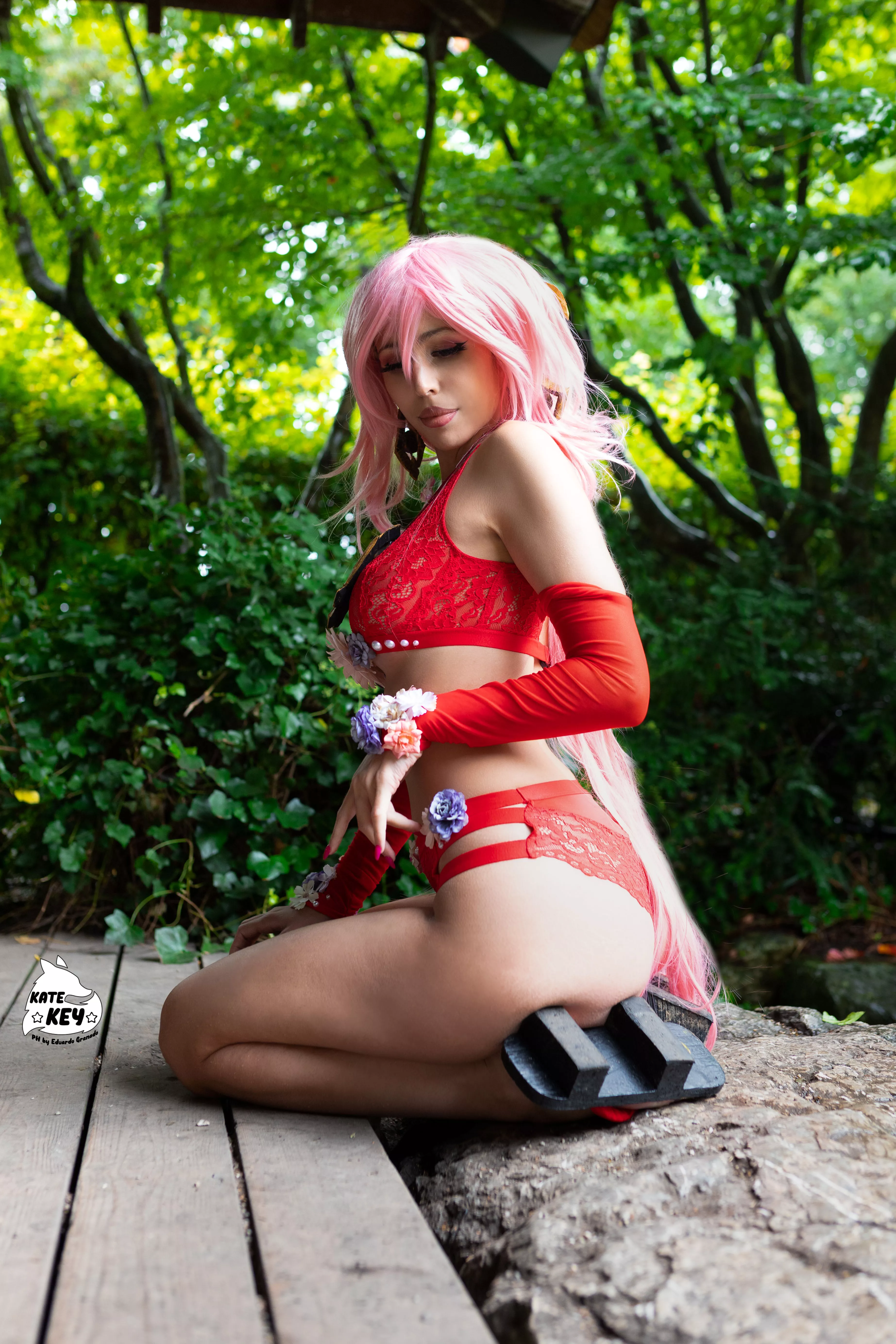 Yae Miko ero cosplay by Kate Key posted by katekeycosplay