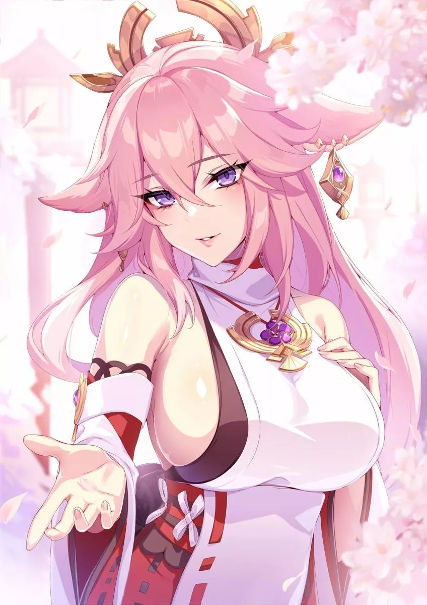 Yae Miko [Genshin Impact] posted by xSaviour_N