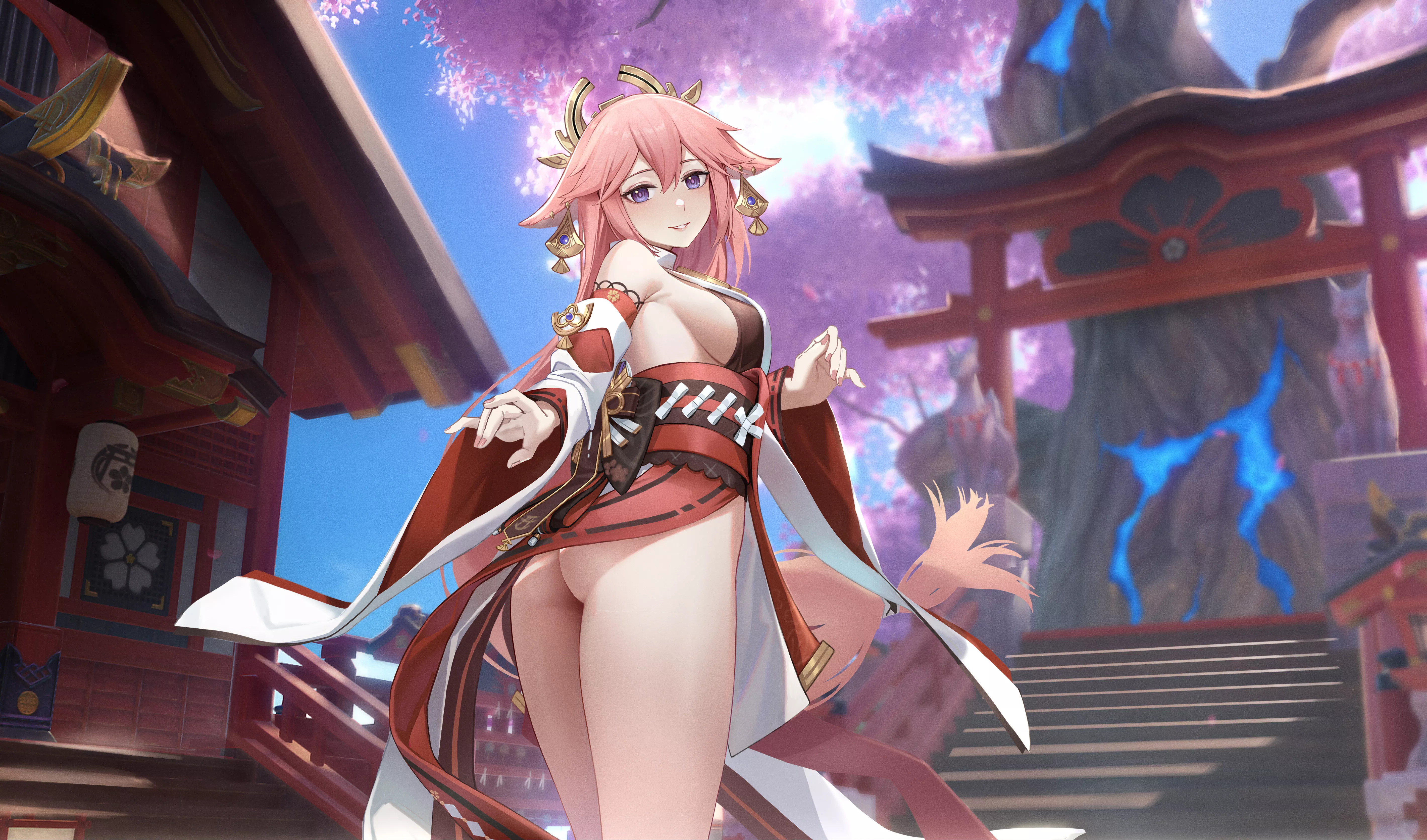 Yae Miko [Genshin Impact] posted by _chirp_