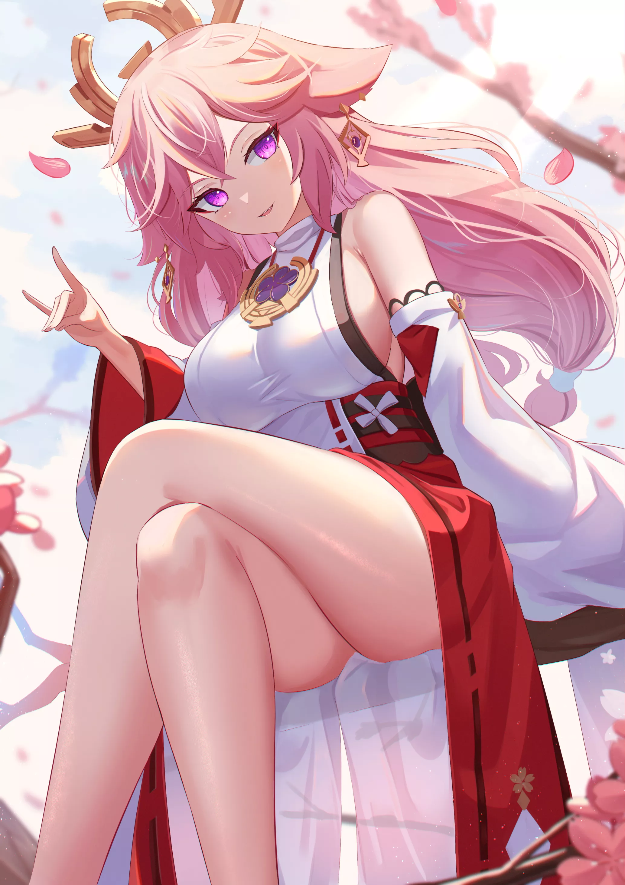 Yae Miko [Genshin Impact] posted by _chirp_