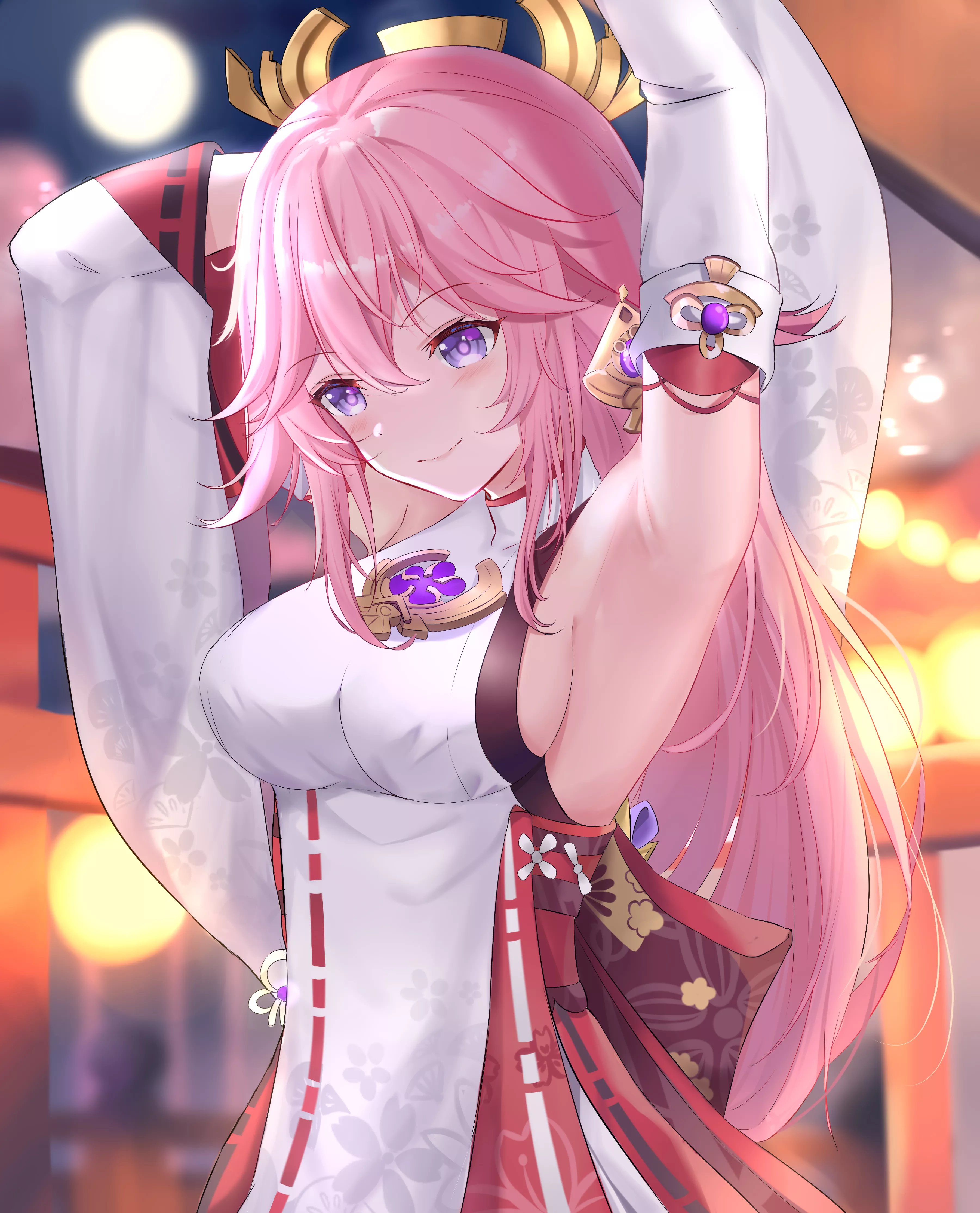 Yae's Smooth Armpit posted by konosubaa002