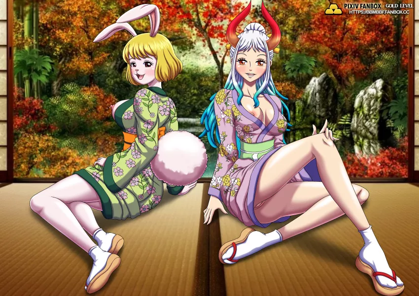 Yamato and carrot is very sexy in Kimono posted by saumon_d_yoshikage