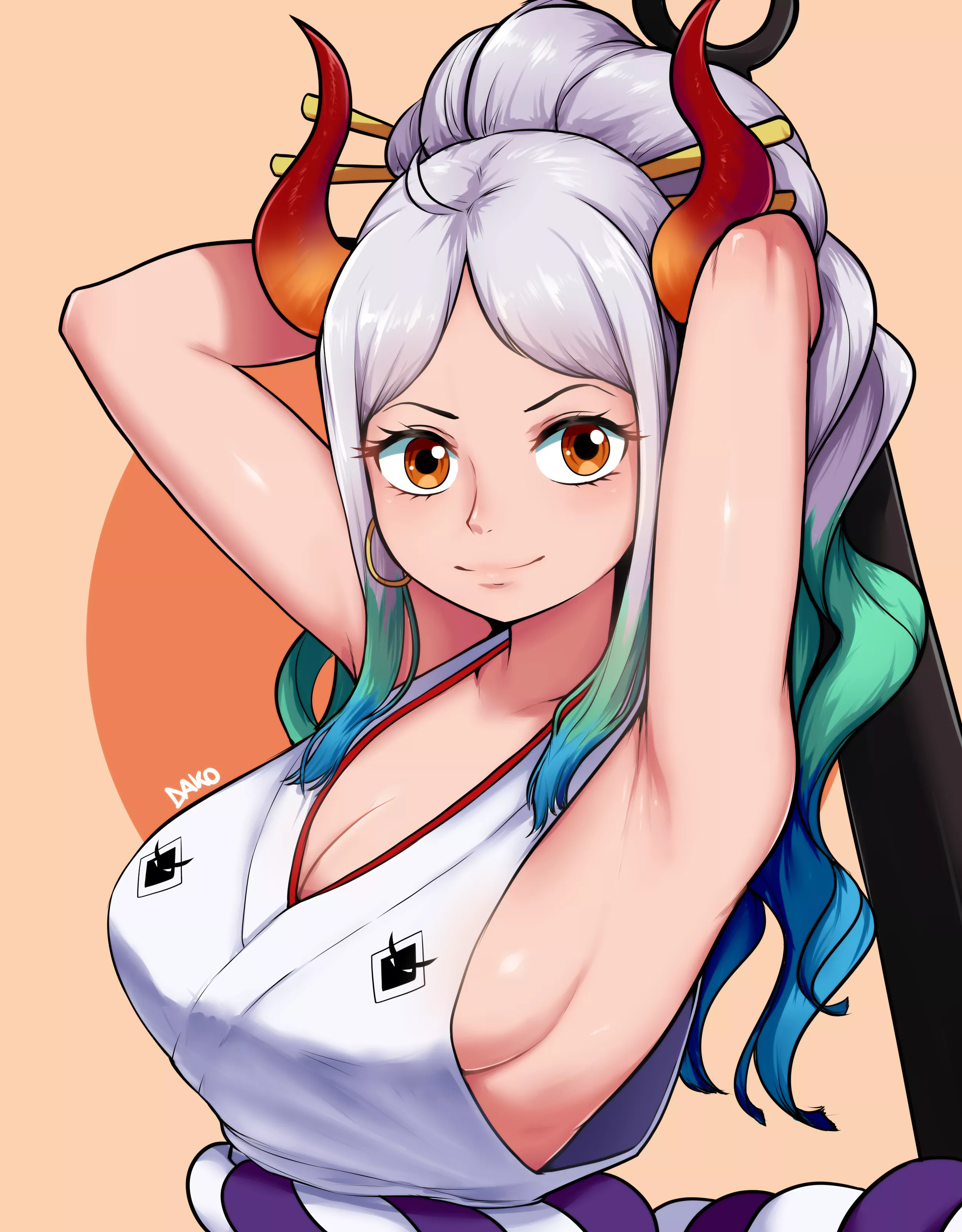 Yamato, Wano Country's Underarm × Sideboob Queen 😍😍😍 [HQ] (One Piece) posted by MeDahMann