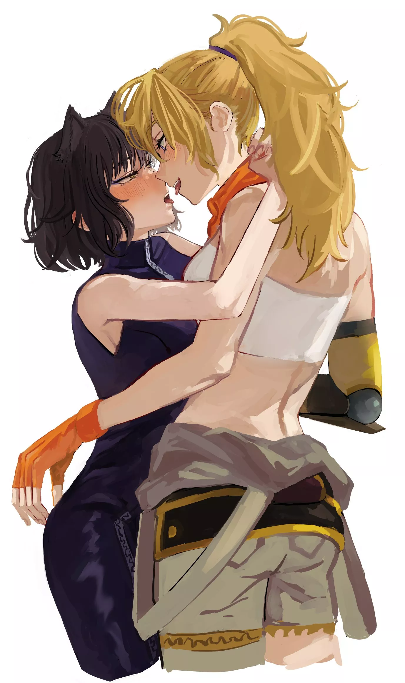 Yang x Blake [RWBY] posted by Wonogiri