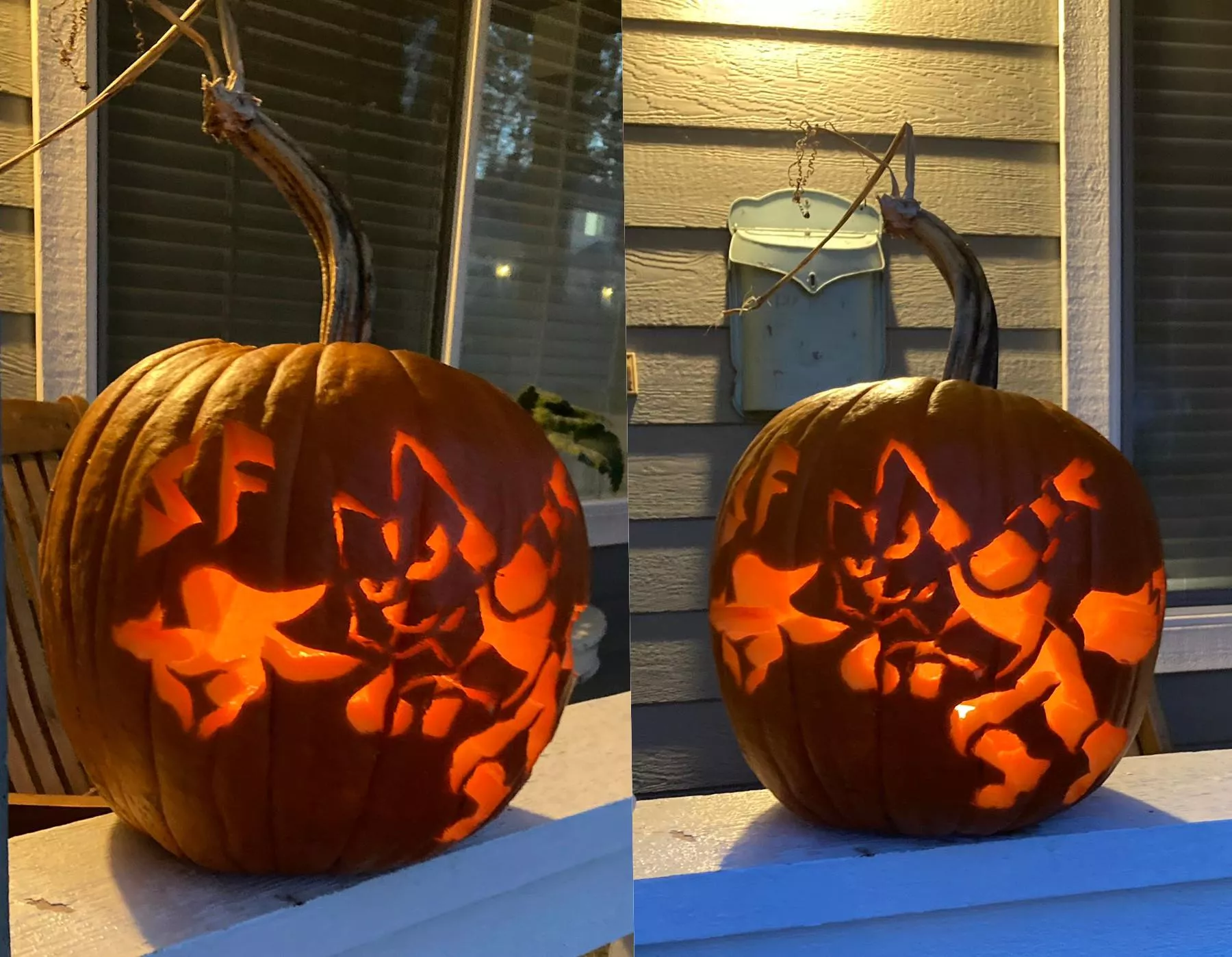 Yay made a starfox pumpkin! :D posted by Ashvejlou