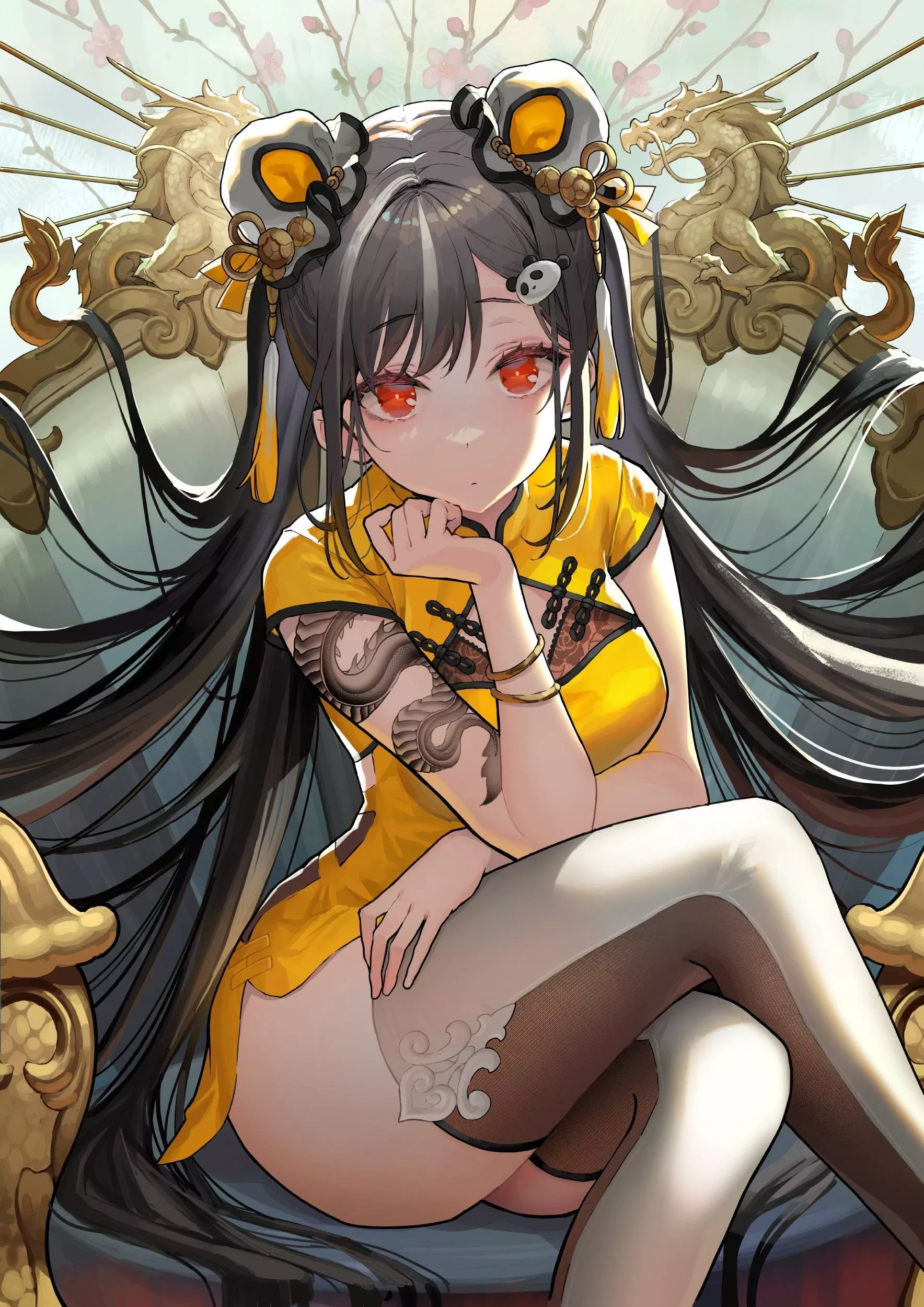 Yellow China Dress [Original] posted by CheetahSperm18