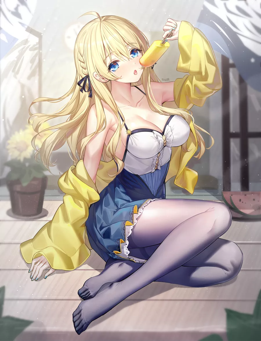 Yellow Popsicle [Original] posted by CheetahSperm18