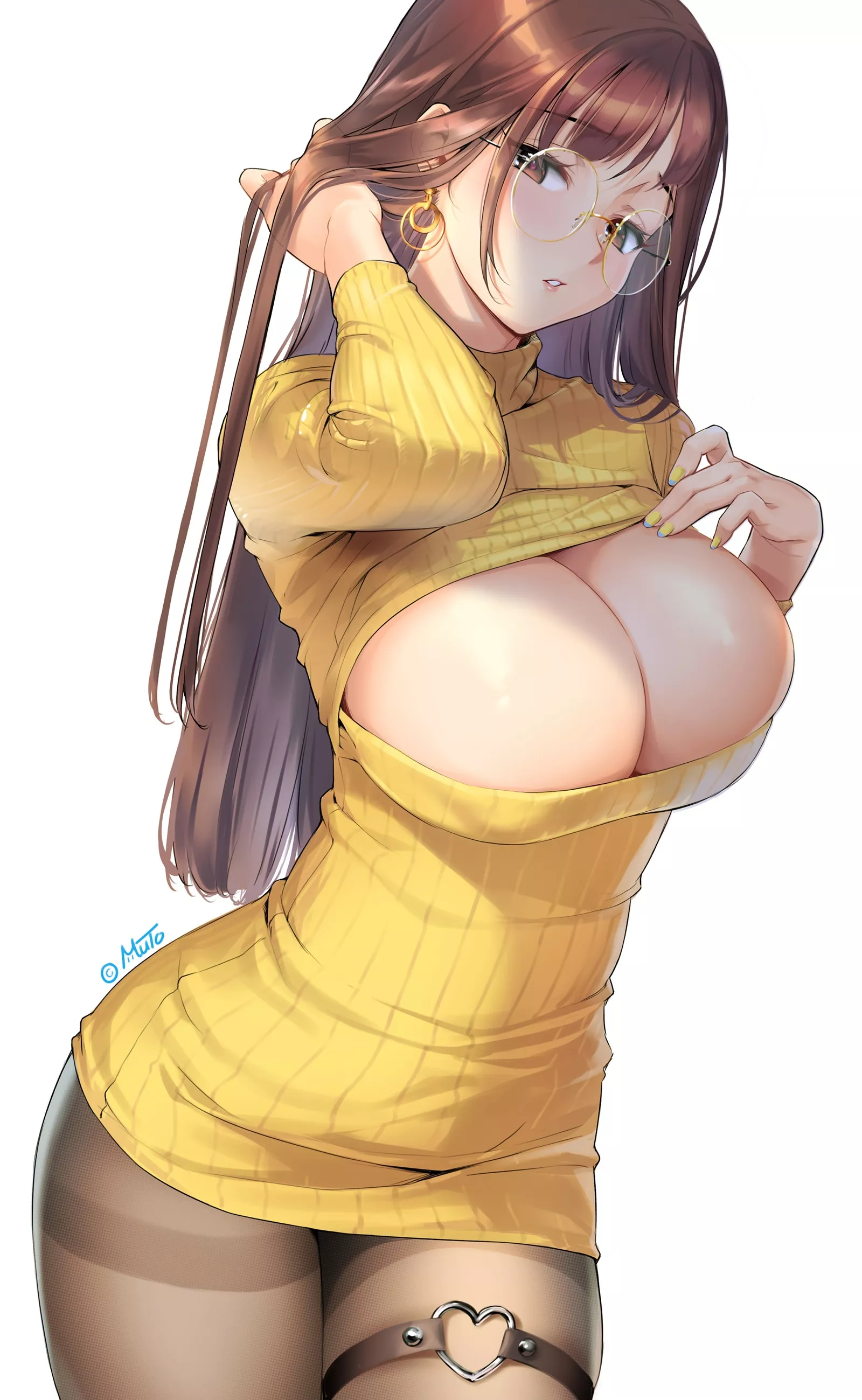 Yellow Sweater [Original] posted by CheetahSperm18