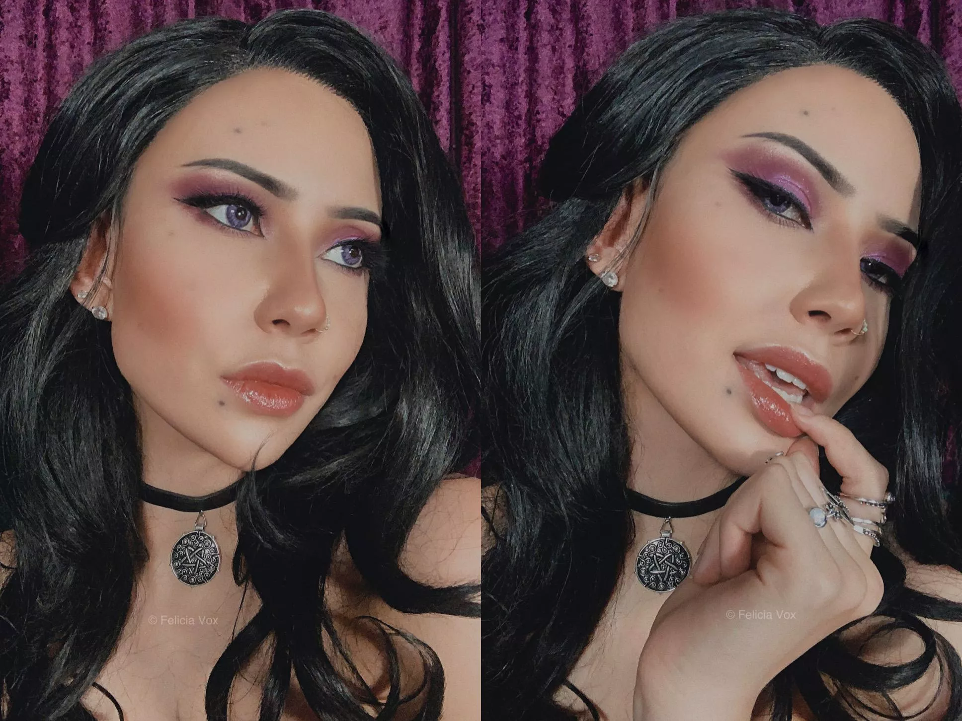 Yennefer from The Witcher 3 cosplay makeup posted by FeliciaVox