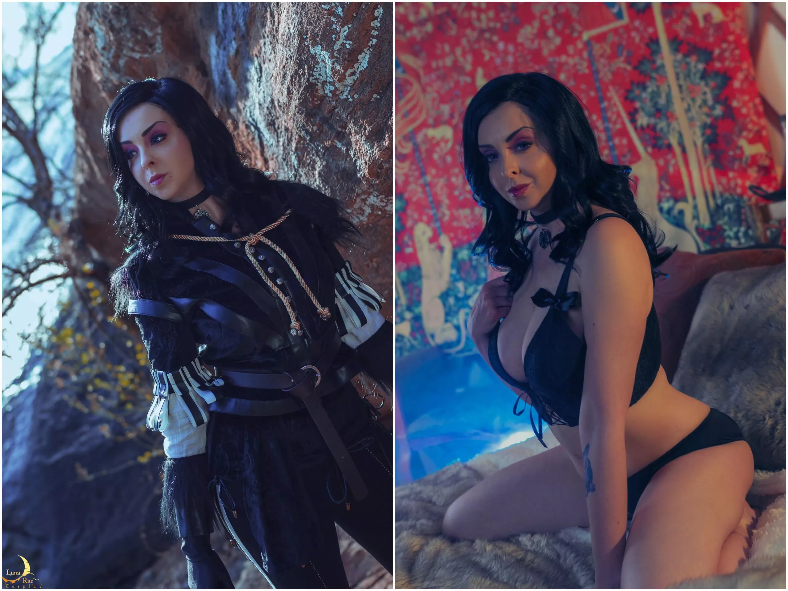 Yennefer on/off by Lunaraecosplay posted by Lunaraensfw