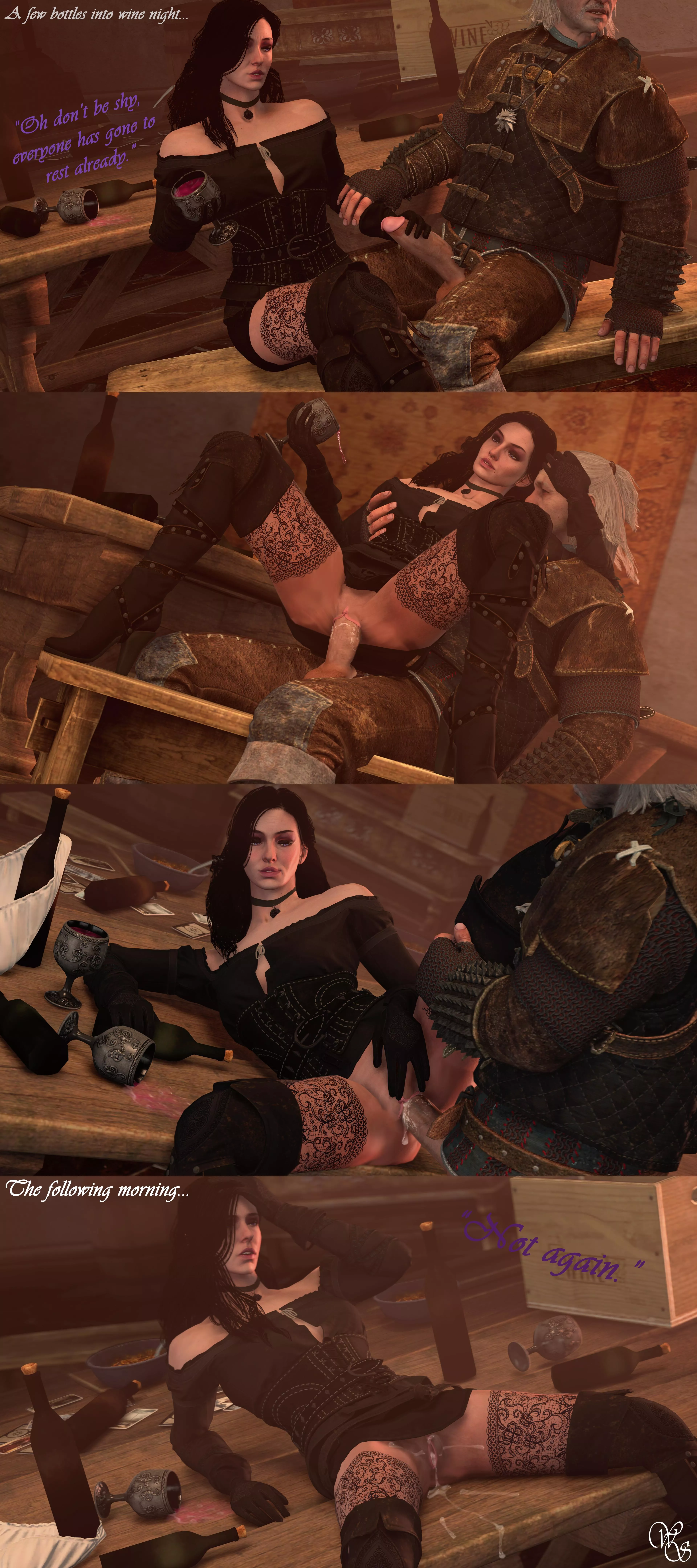 Yennefer - Wine Night (WeebSfm) [The Witcher] posted by Kuro-Oji