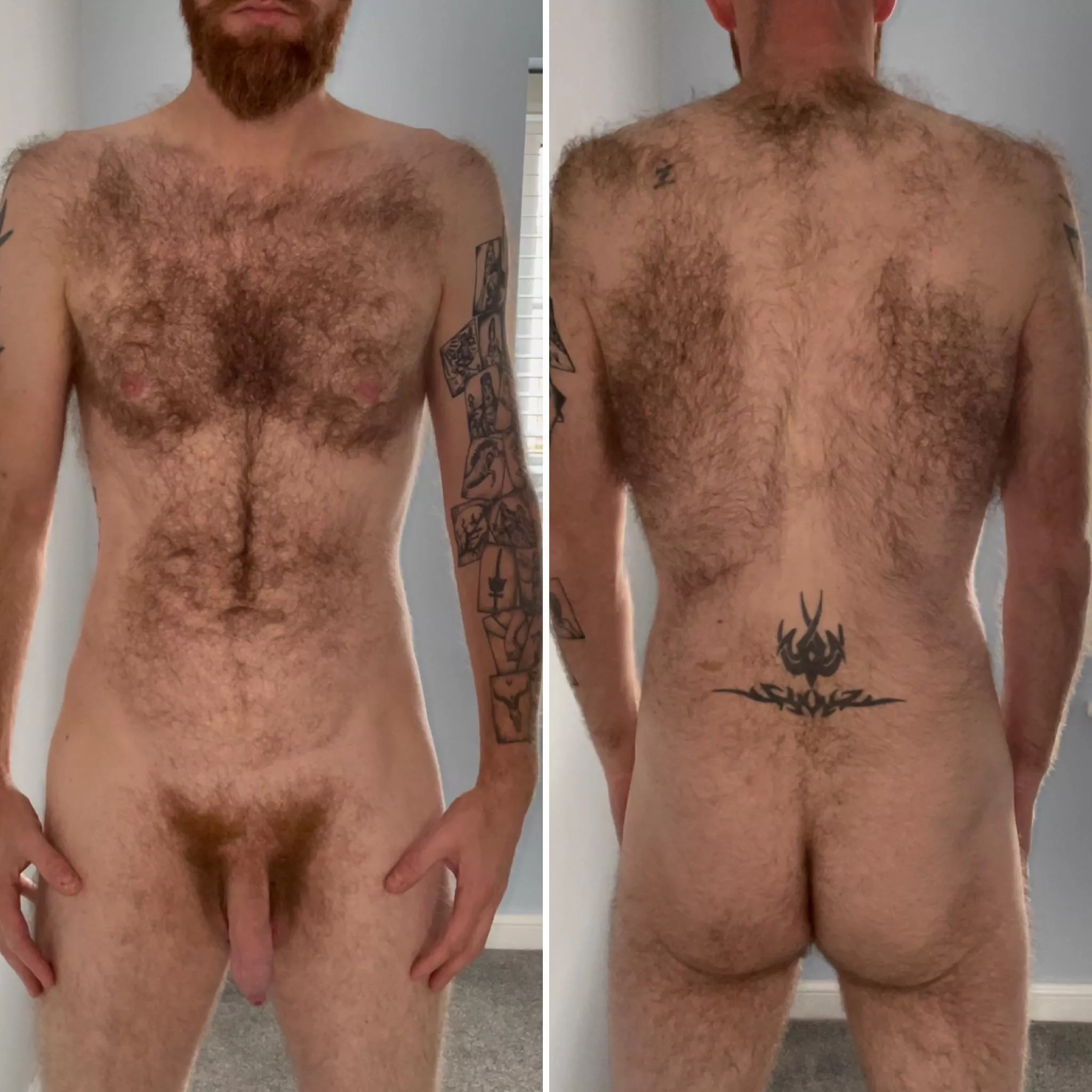 Yes I’m hairy! Front and back! posted by gbrad1983