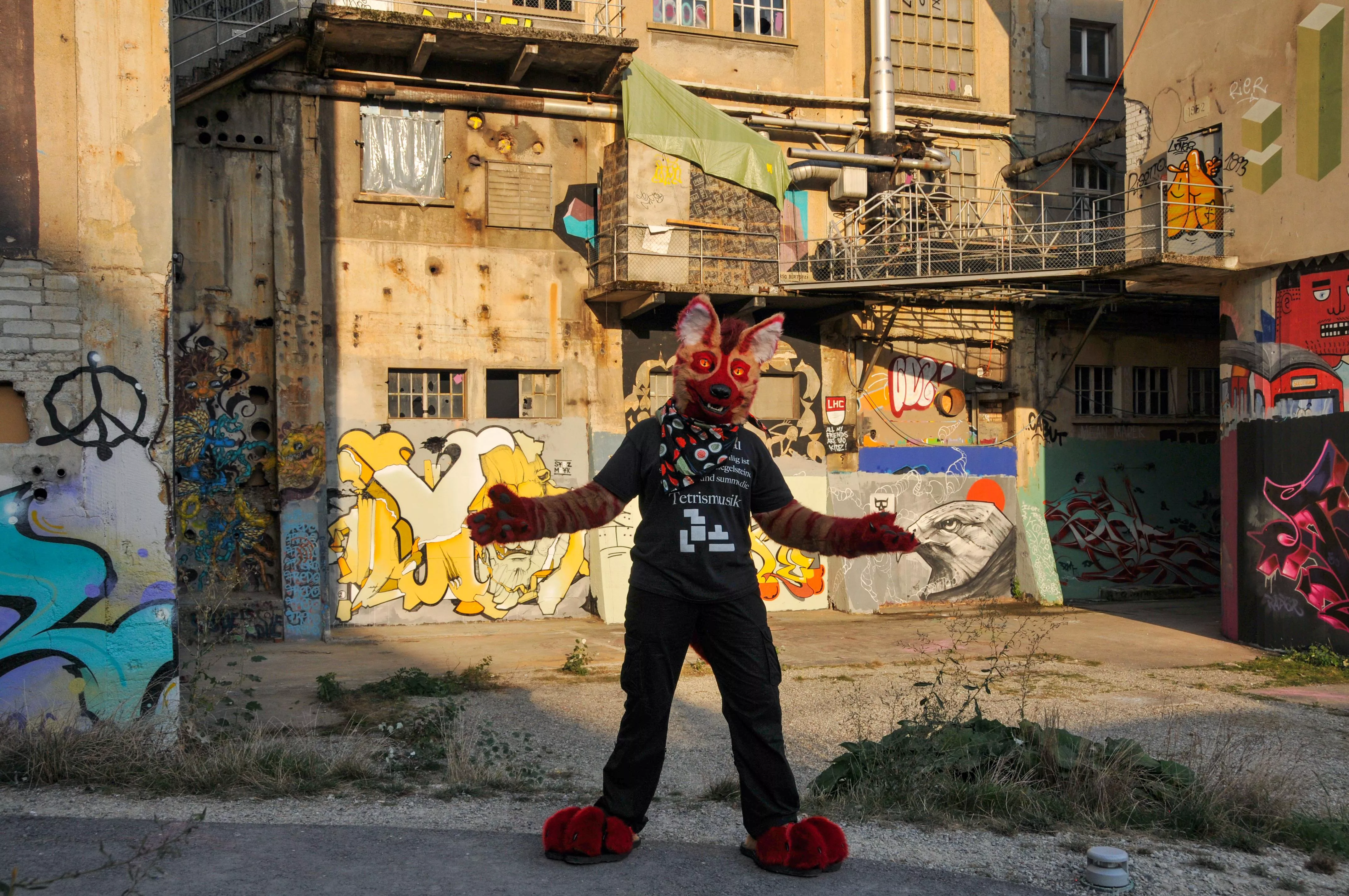 Yo, wanna go explore this abandoned factory with me?!🔥 posted by FireHyena