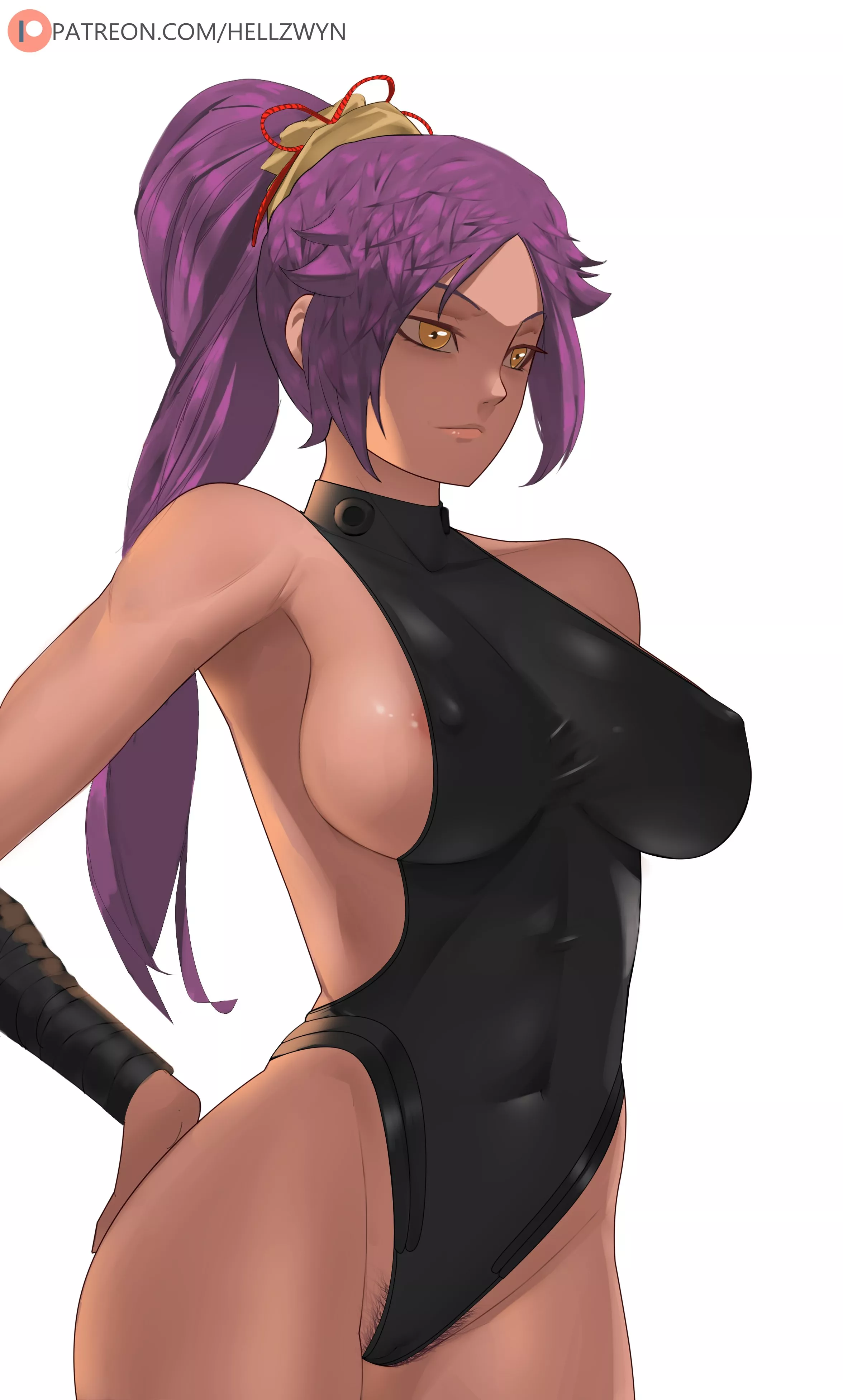 Yoruichi Leotard (Hellzwyn) [Bleach] posted by sequence_string