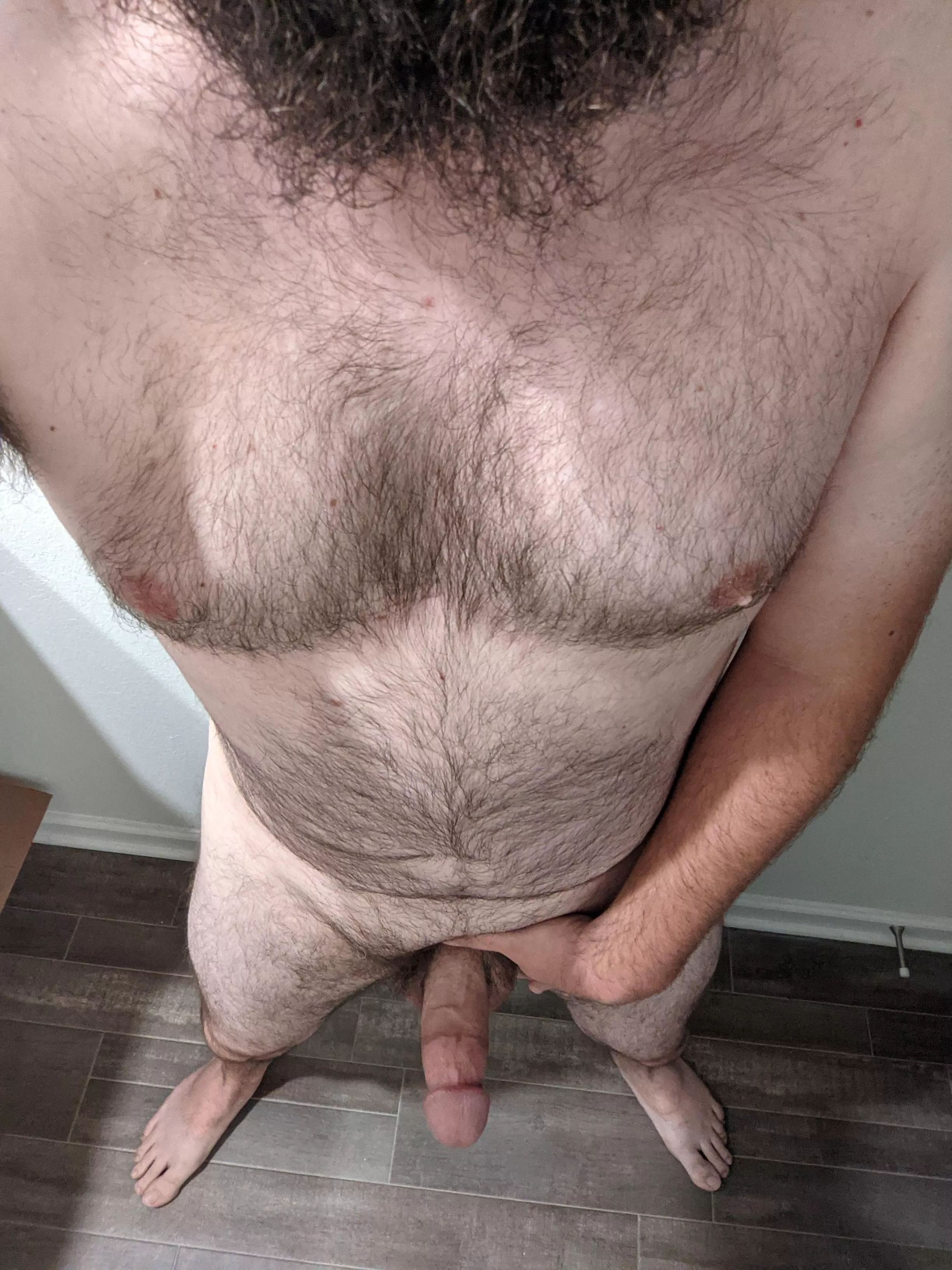 You can rub your hands on my chest while your mouth is on my dick :) posted by Apple_Sauce_69