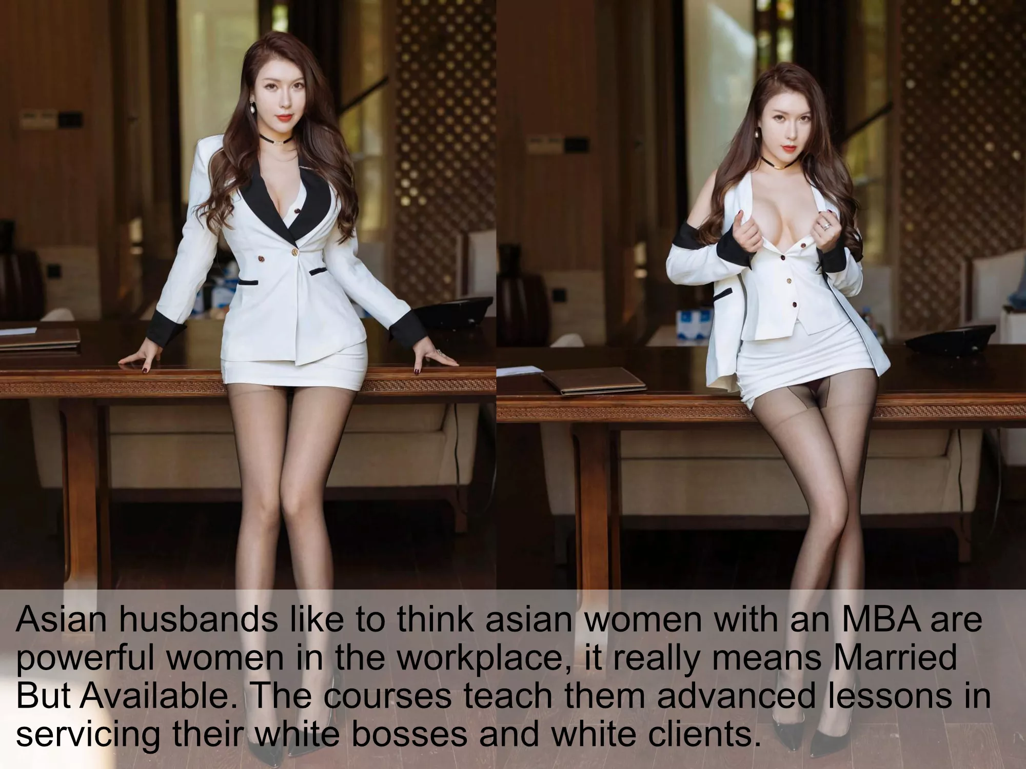 You didn't think your MBA holding asian wife was respected did you? posted by missivemissive