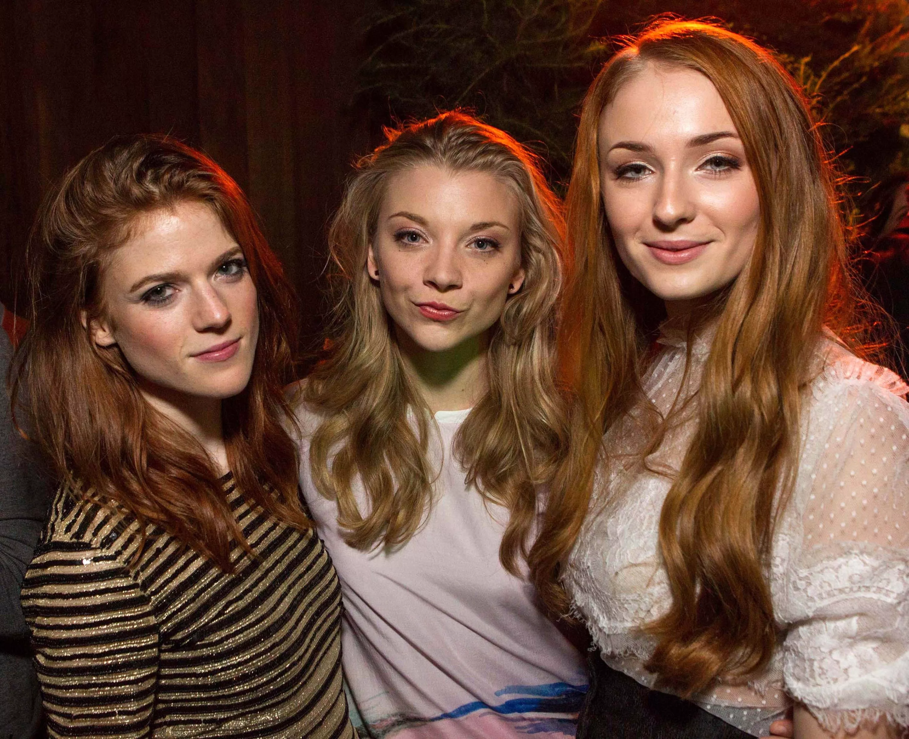 You enter into a room and ROSE LESLIE, NATALIE DORMER & SOPHIE TURNER are in their full games of thrones outfits what do you do? posted by Lover_of_Lovers