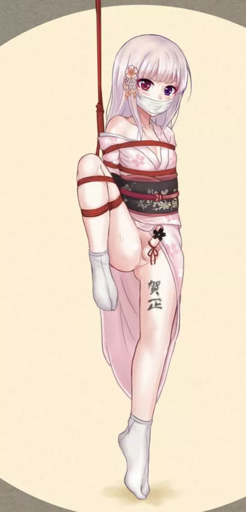 You go home and find femboi all tied up like this what do you do posted by AlieninaTuxedo97