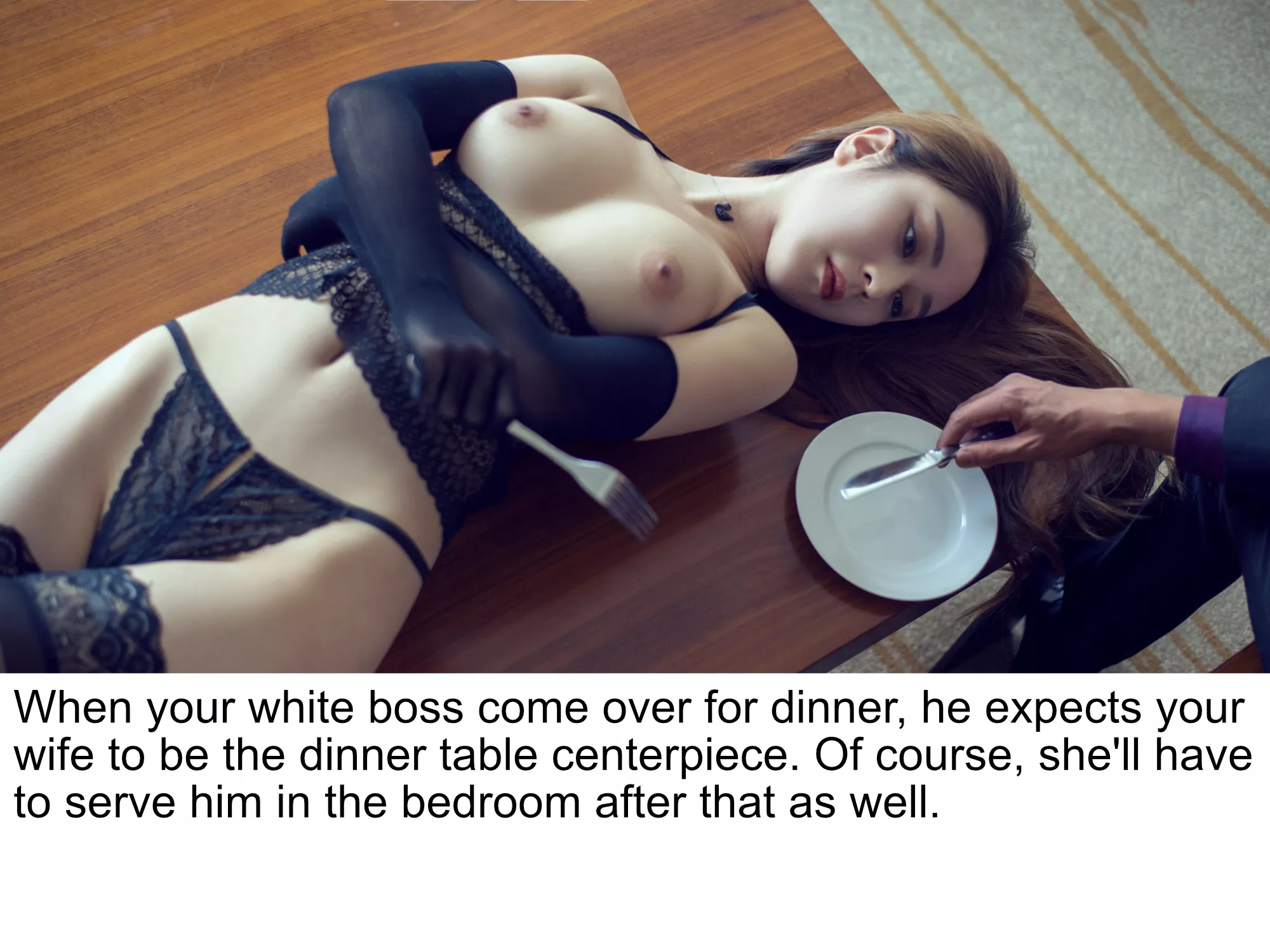 You have a job because your wife knows how to serve the white expat boss posted by missivemissive