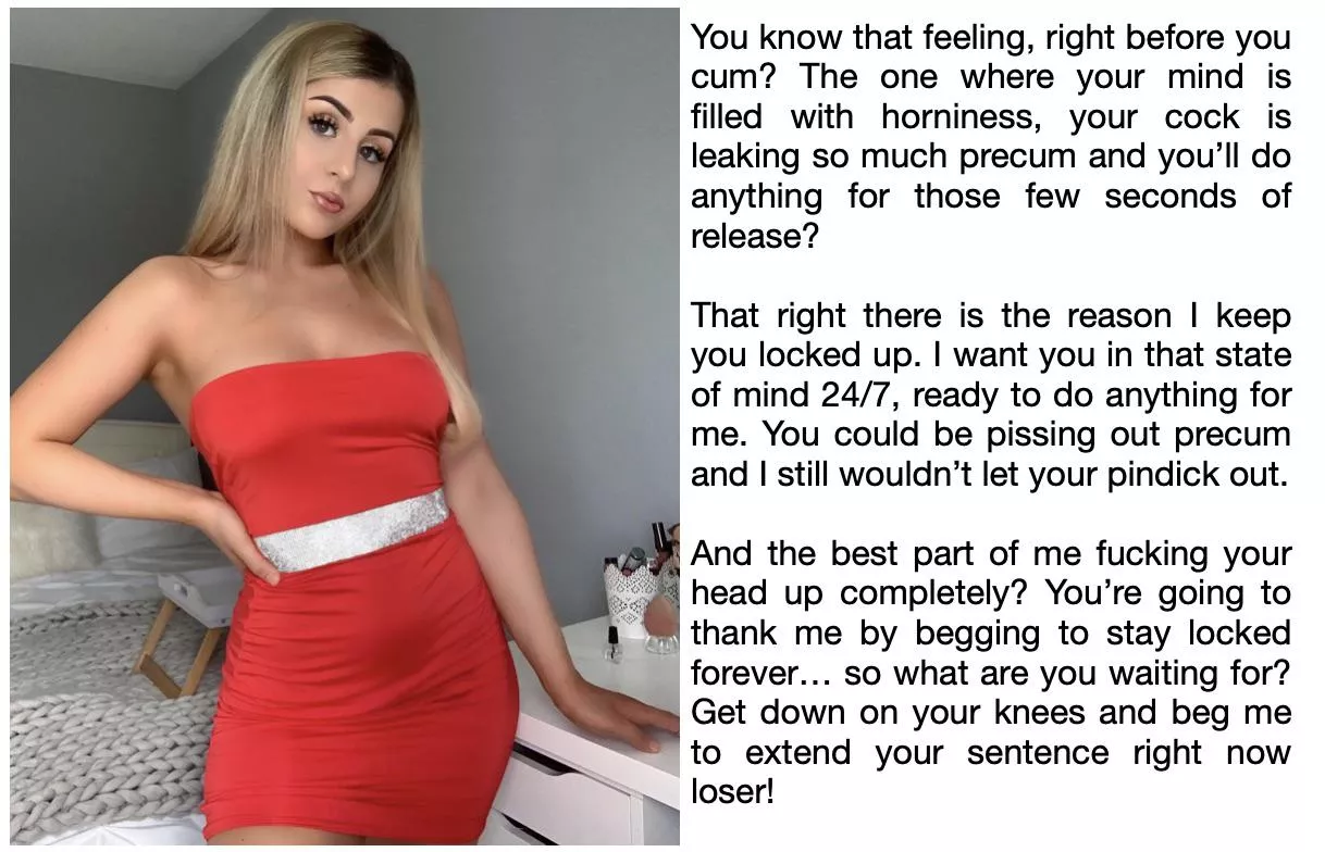 You love being so desperately horny and yet so helpless! posted by SPcuckold72