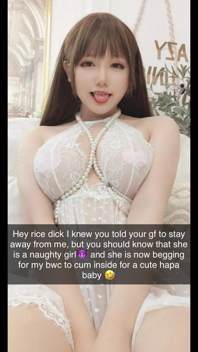 You never believe that your conservative gf will act like that posted by asia9394