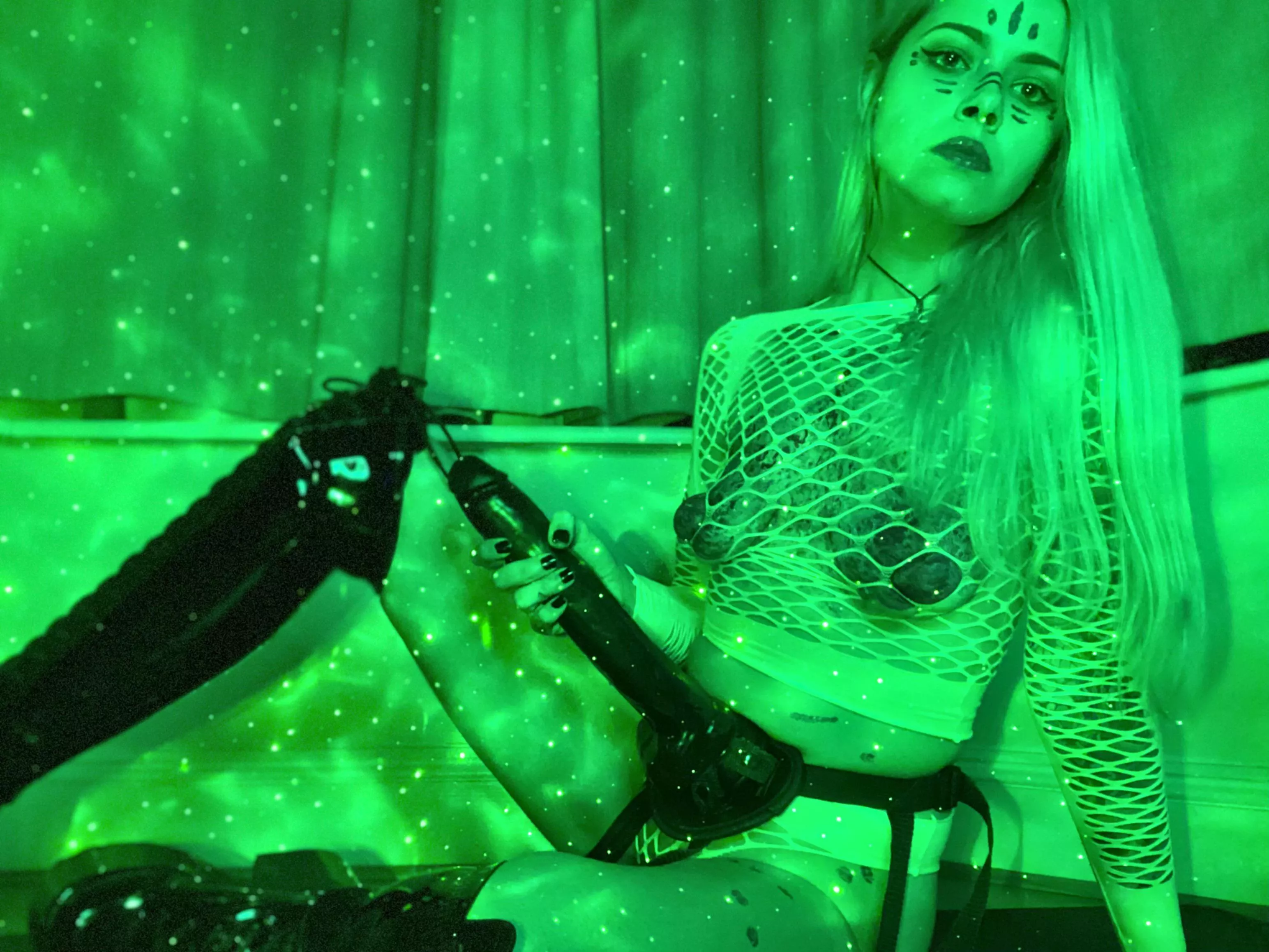 Your alien goddess gets her power from your prostate orgasms … so by now, she’ll be unstoppable. posted by MistressMercyxox