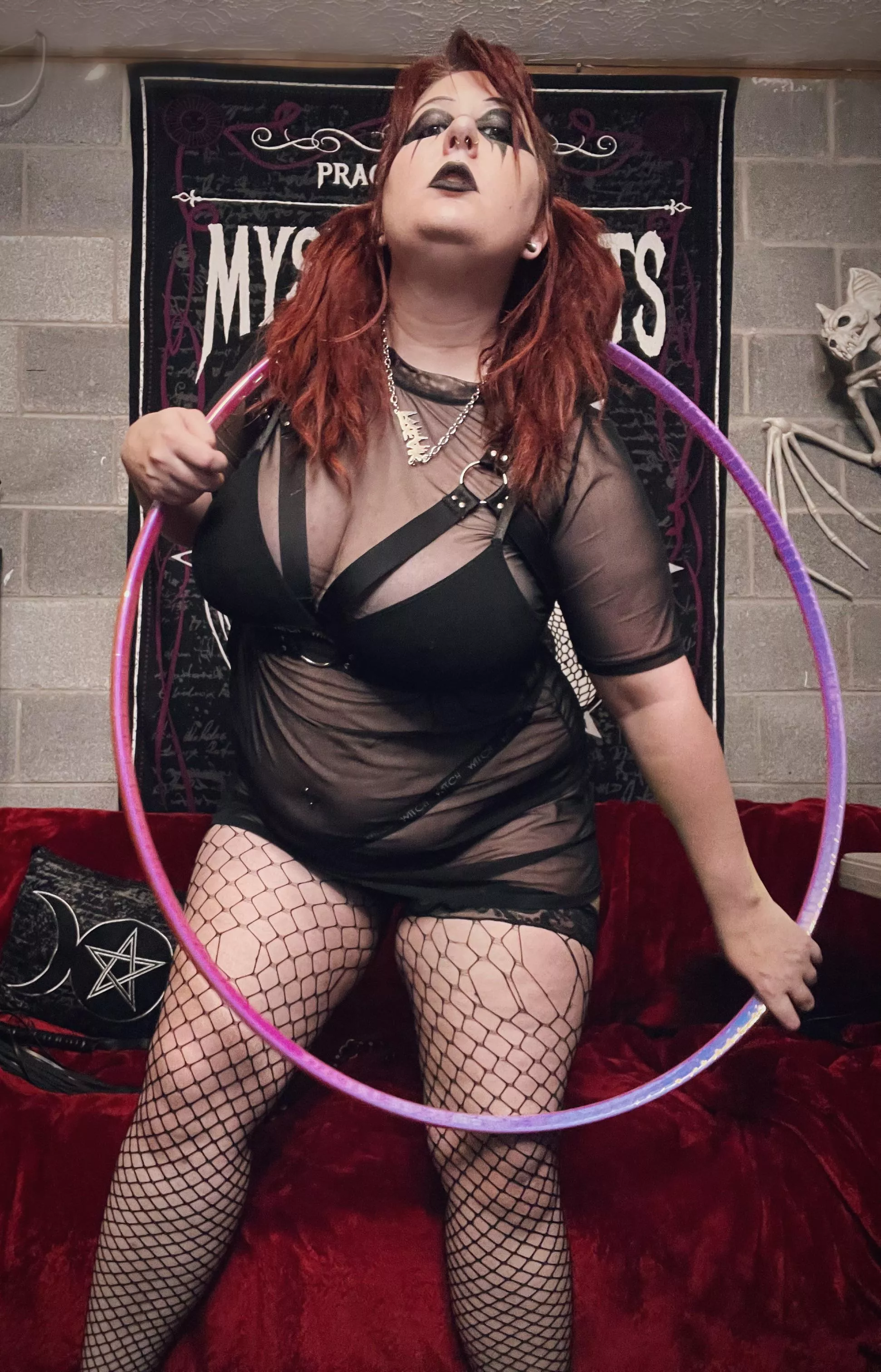 Your big titty goth gf is online and hooping today! Big squirt show at goal! Cum with me 😈 link in comments or search lolahdreadful posted by LolahDreadful