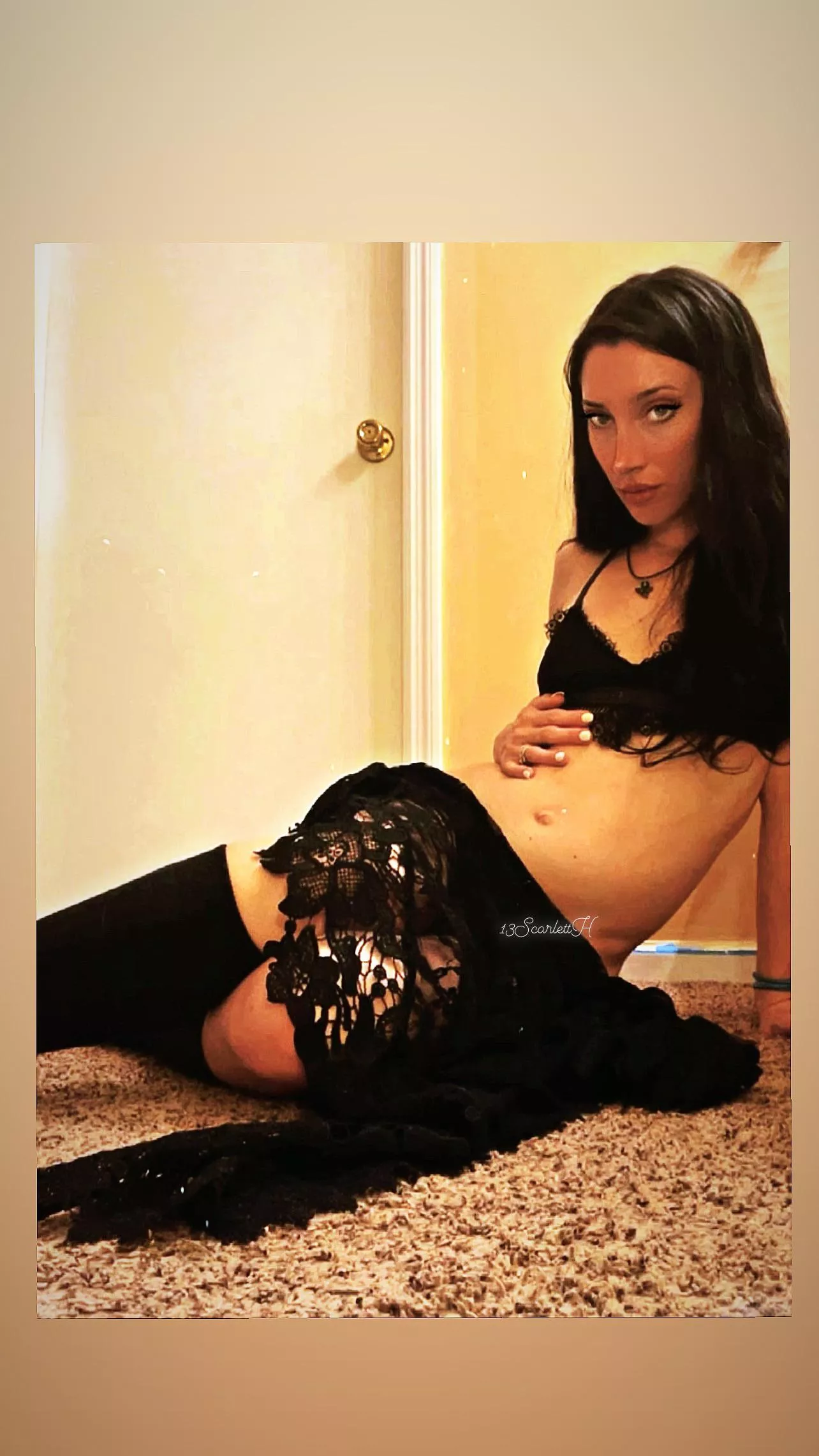 Your escort reveals she’s freshly pregnant so it’s safe to cum inside posted by 13ScarlettH