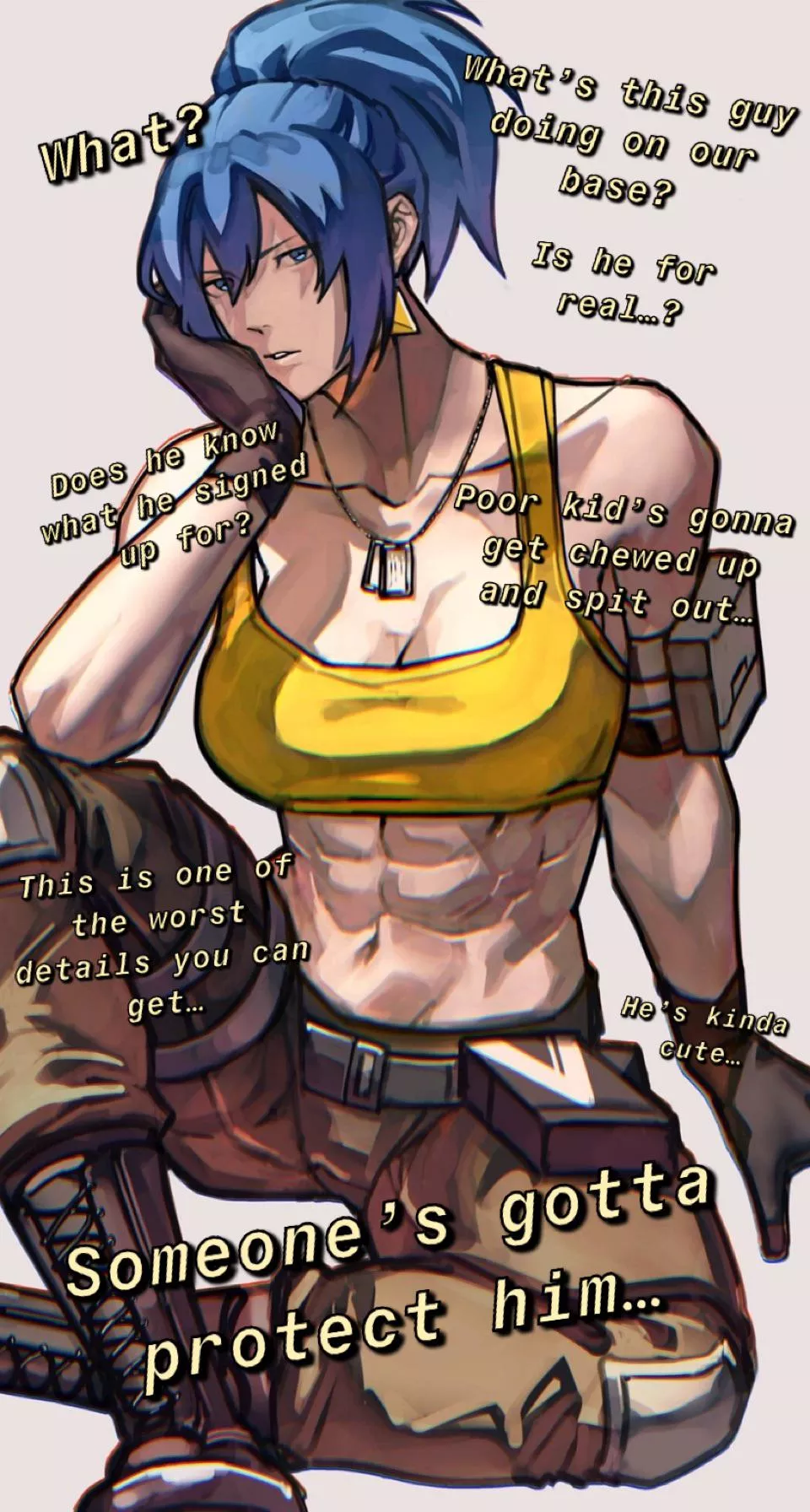 Your from Reserves…? [Muscle Mommy] [Muscles] [Wheyfu] [Abs] [Wholesome] posted by Bluegirl343