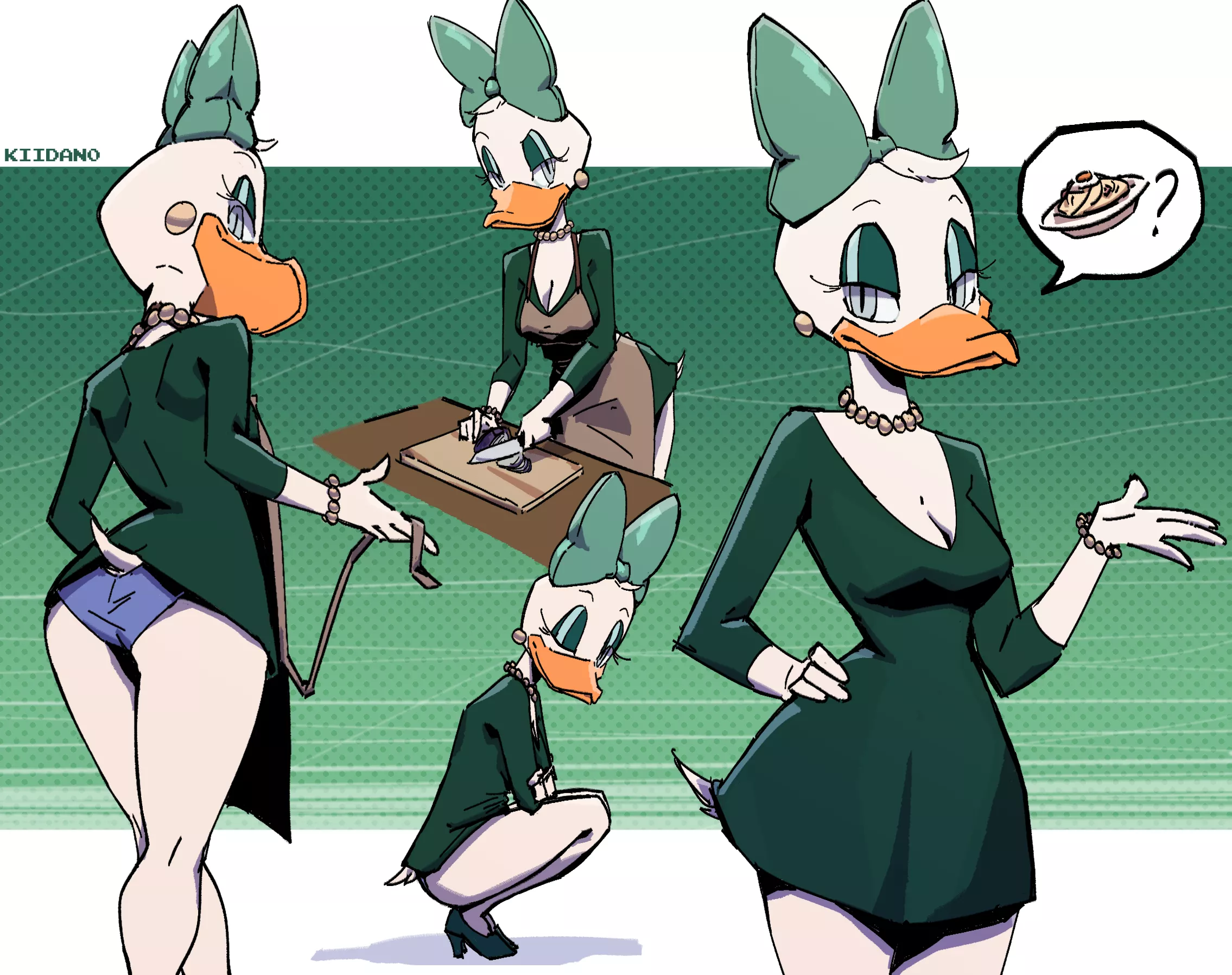 Your Milf neighbor Daisy Duck invites you over for dinner (OC - I made this) posted by kiidan