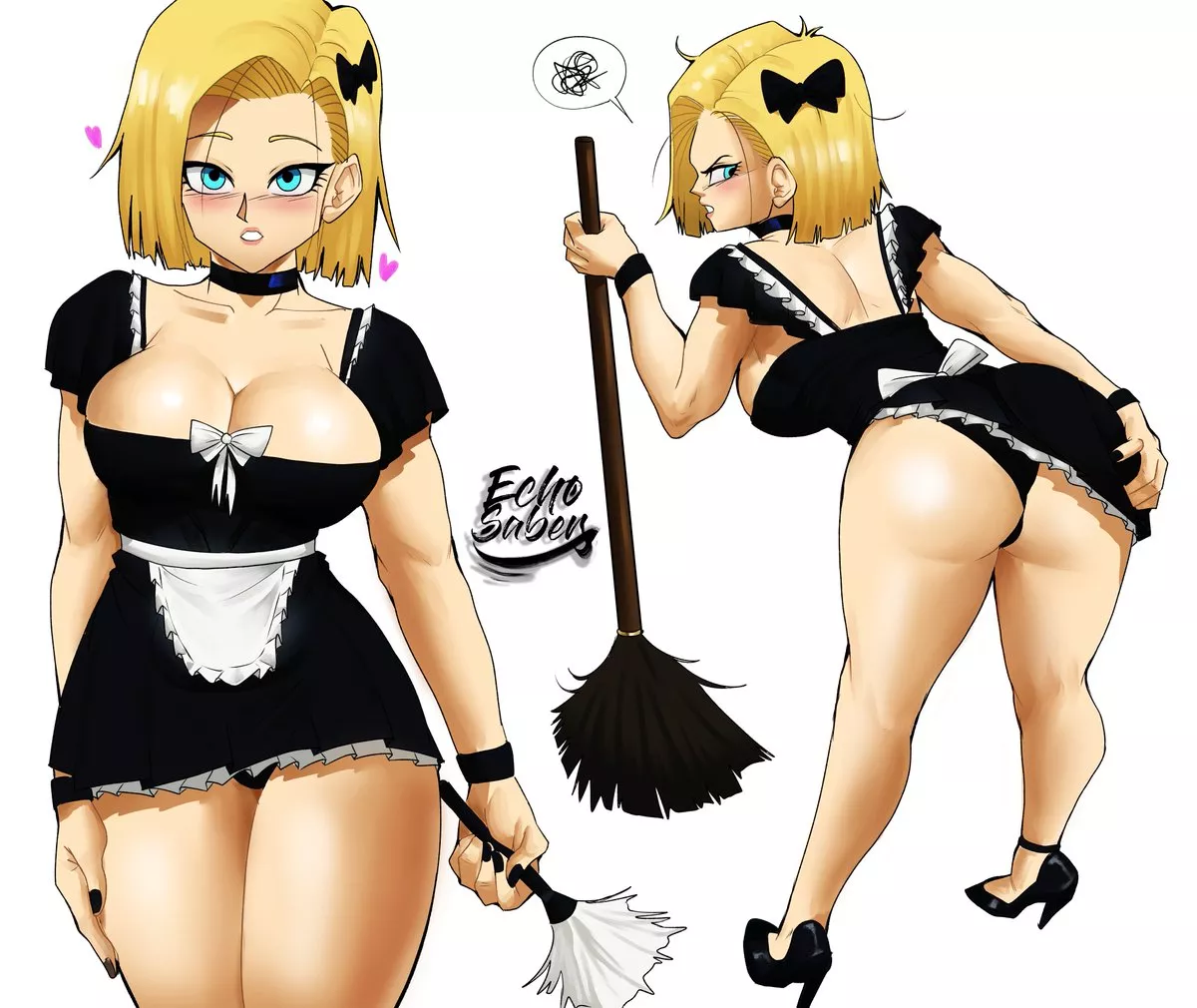 Your new Maid Android 18 (Echo Saber) [Dragon Ball] posted by ImTriggled