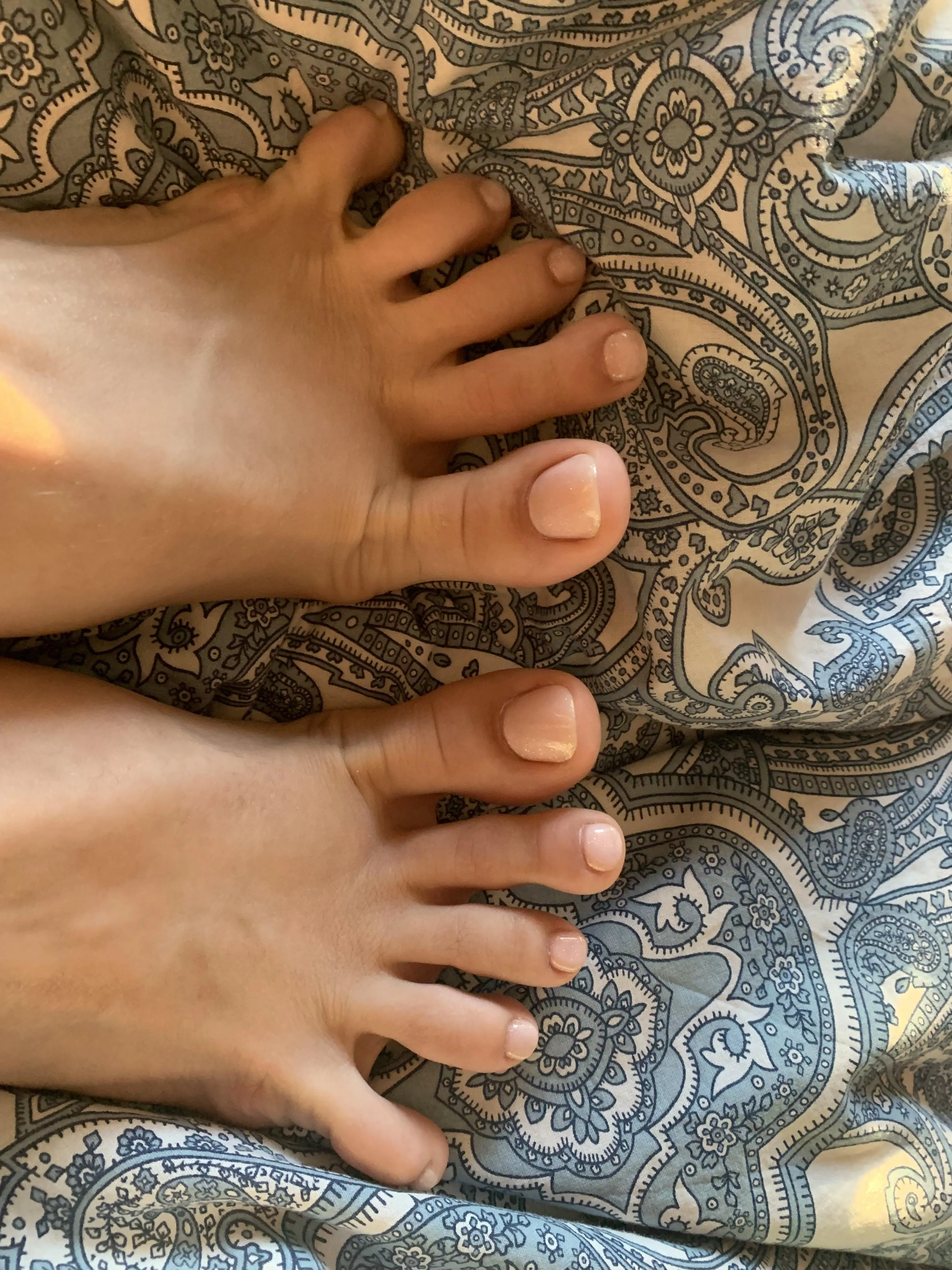 Your place in my bed would be near my feet. That’s your morning view posted by FeetGoddessLora