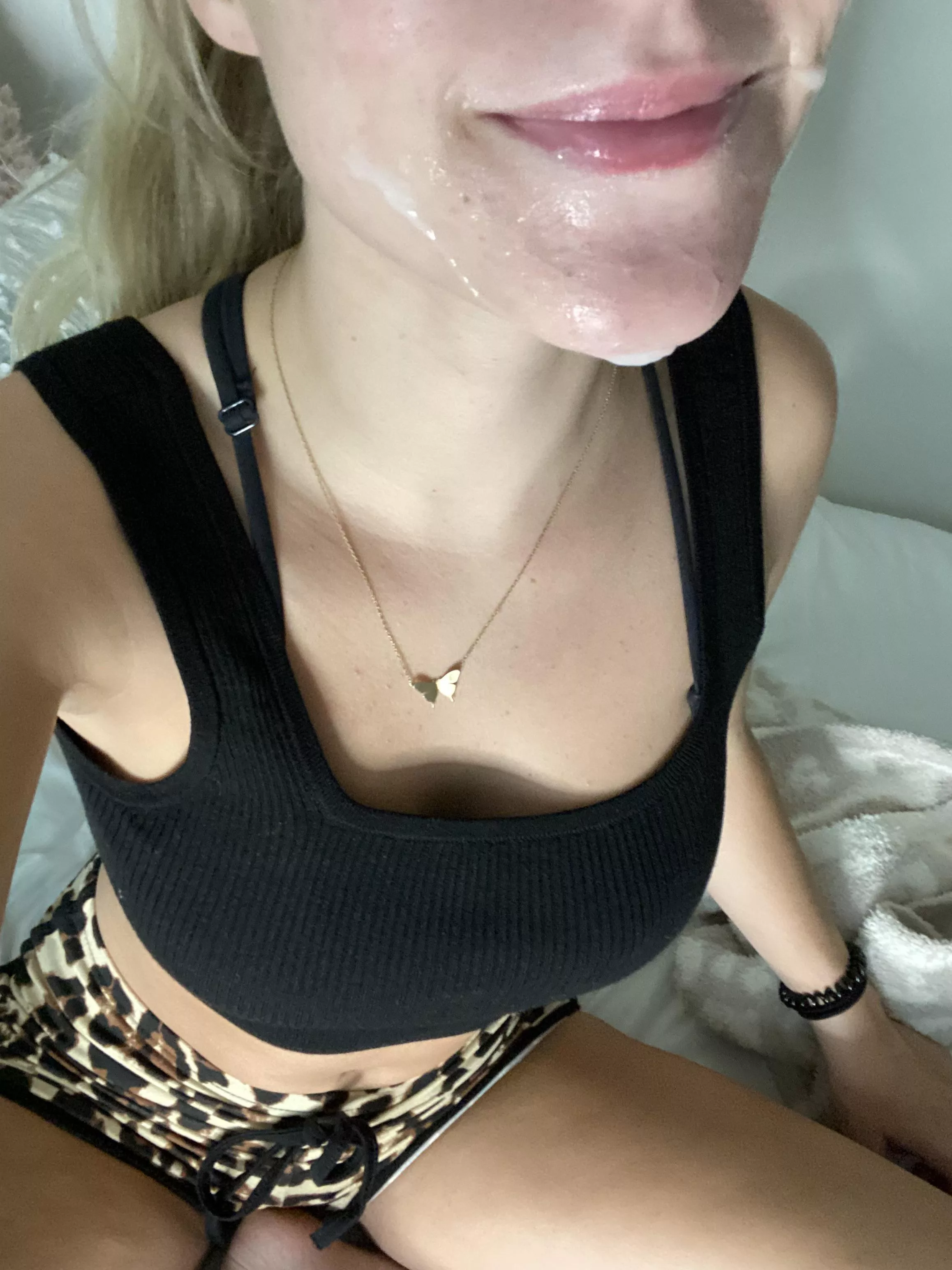 Your POV after finishing on my teen face (: posted by TysonAndPetina