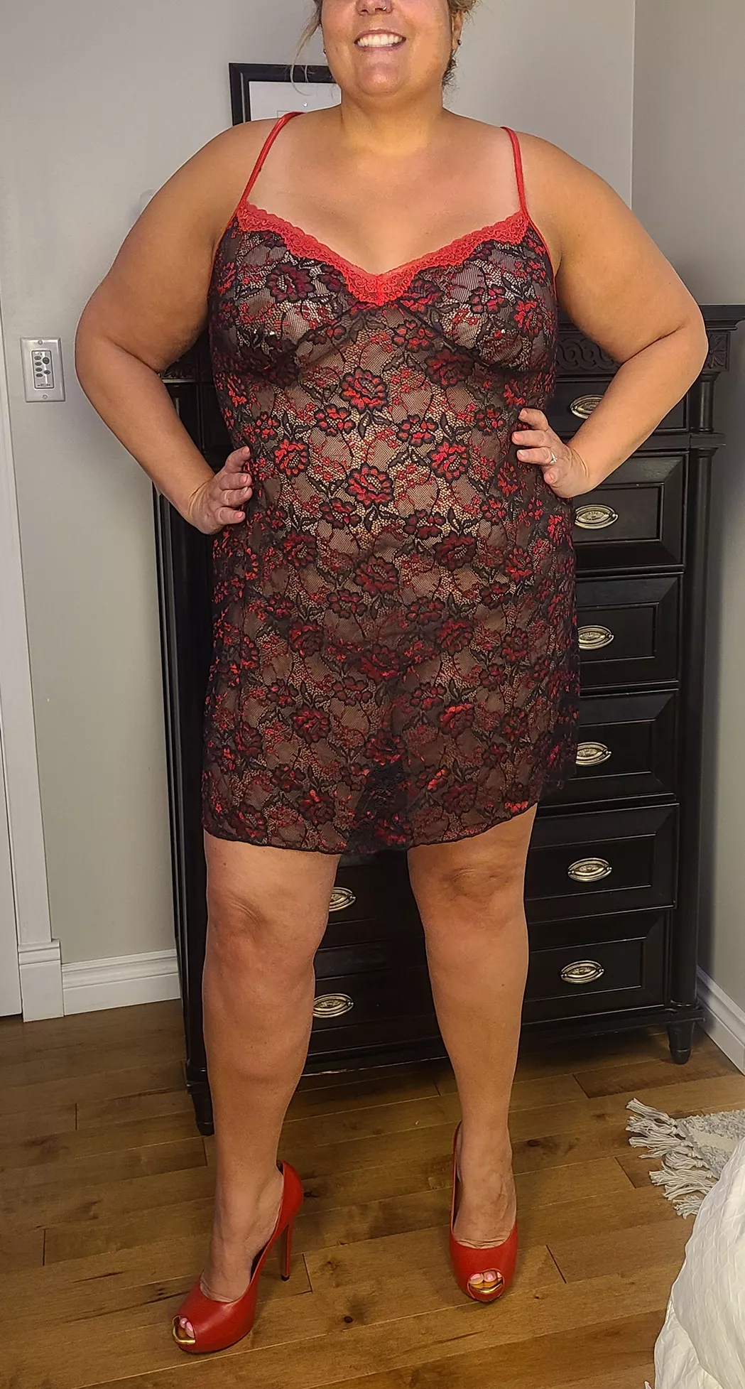 You're probably getting tired of seeing me naked so here's one semi-dressed 🤭 posted by etowncouple1972