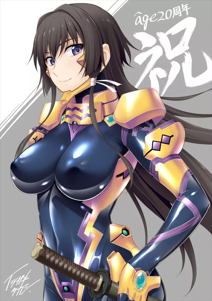 Yui At The Ready (Ishigaki Takashi) [Muvluv] posted by sequence_string