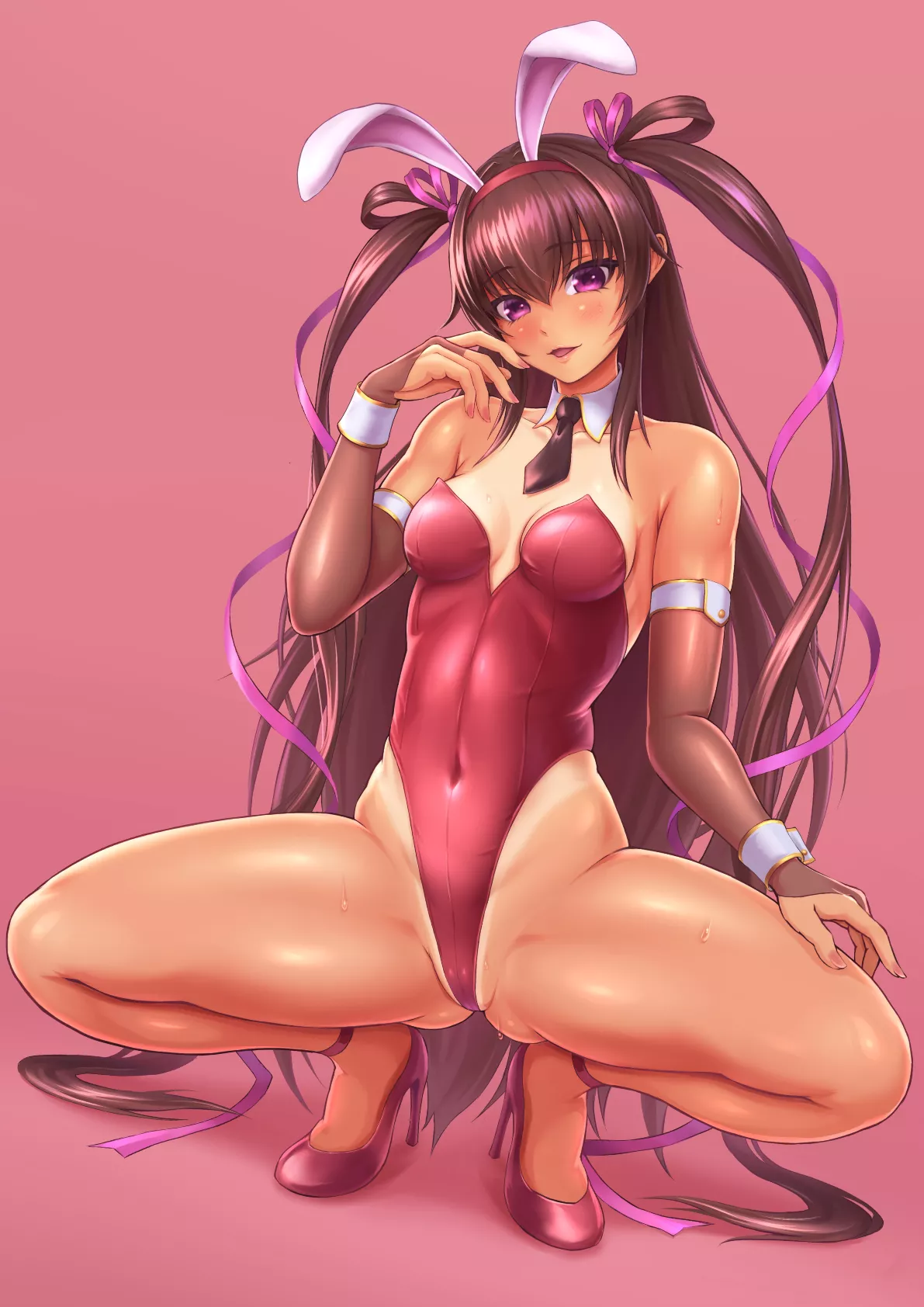 Yukikaze Bunny Girl Lewd Squat Spreading (Itsuki Kunihiro) [Taimanin] posted by sequence_string