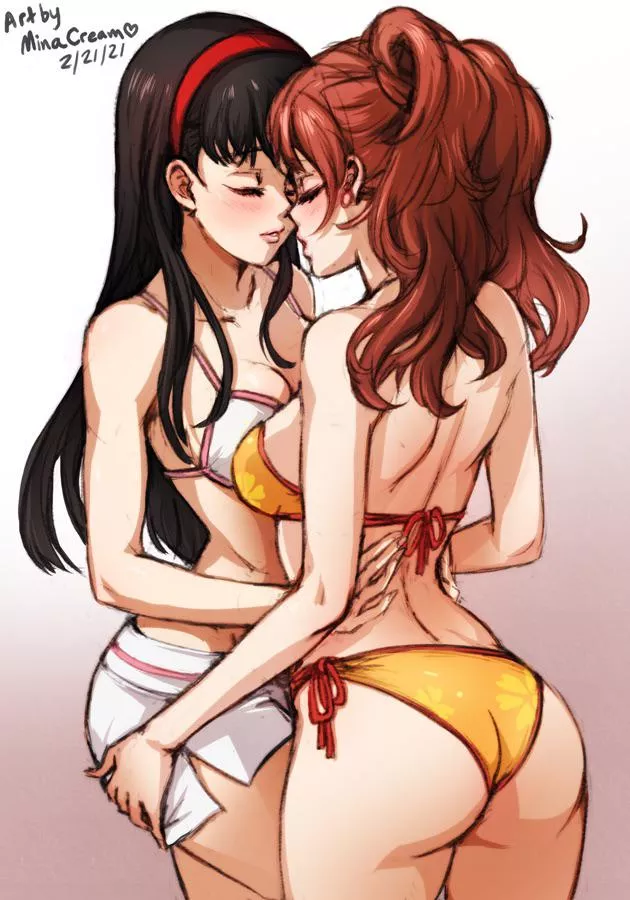 Yukiko x Rise (MinaCream) posted by FIuffMeDaddy_