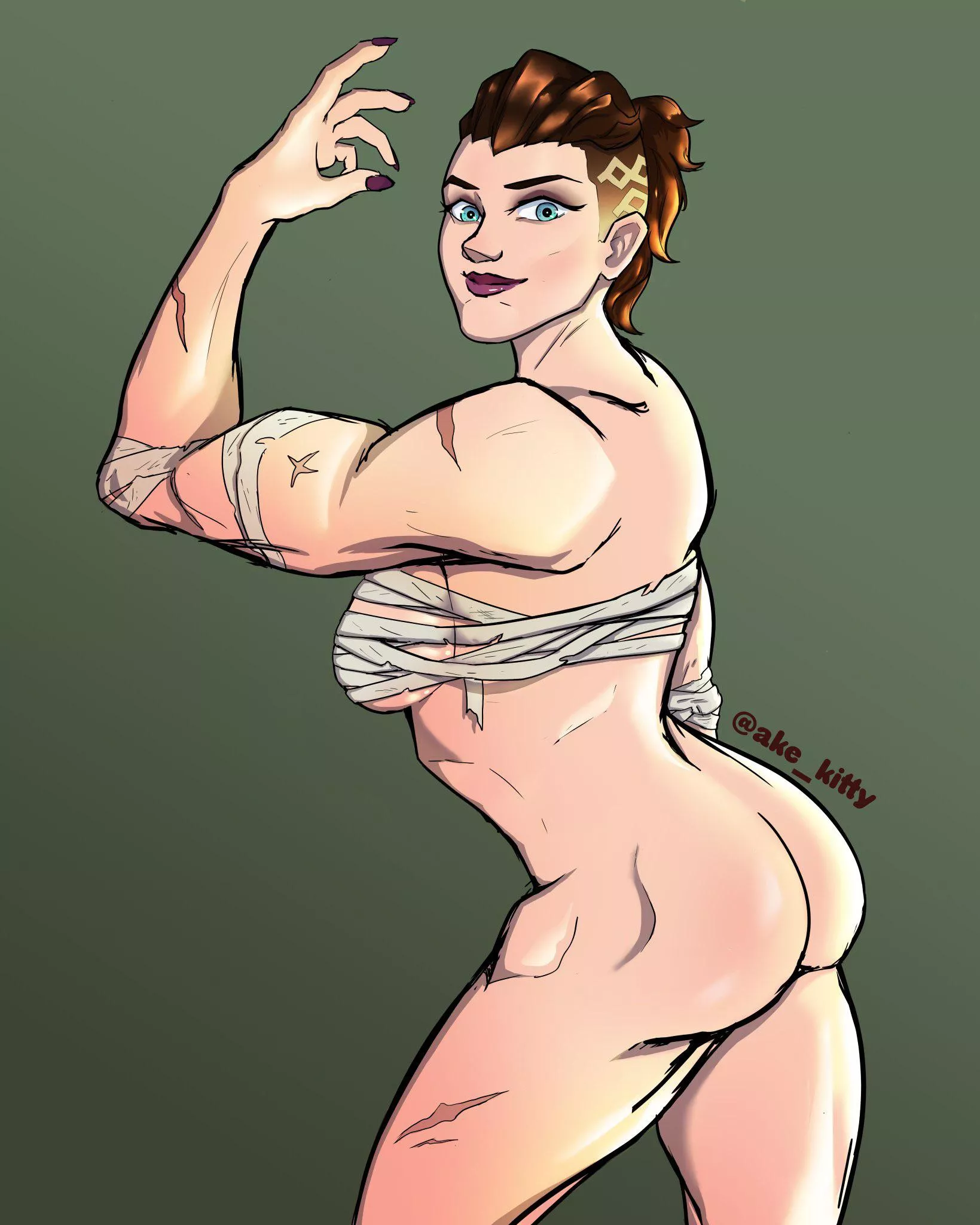 Zarya showing it off (ake_kitty) posted by Ake_Kitty