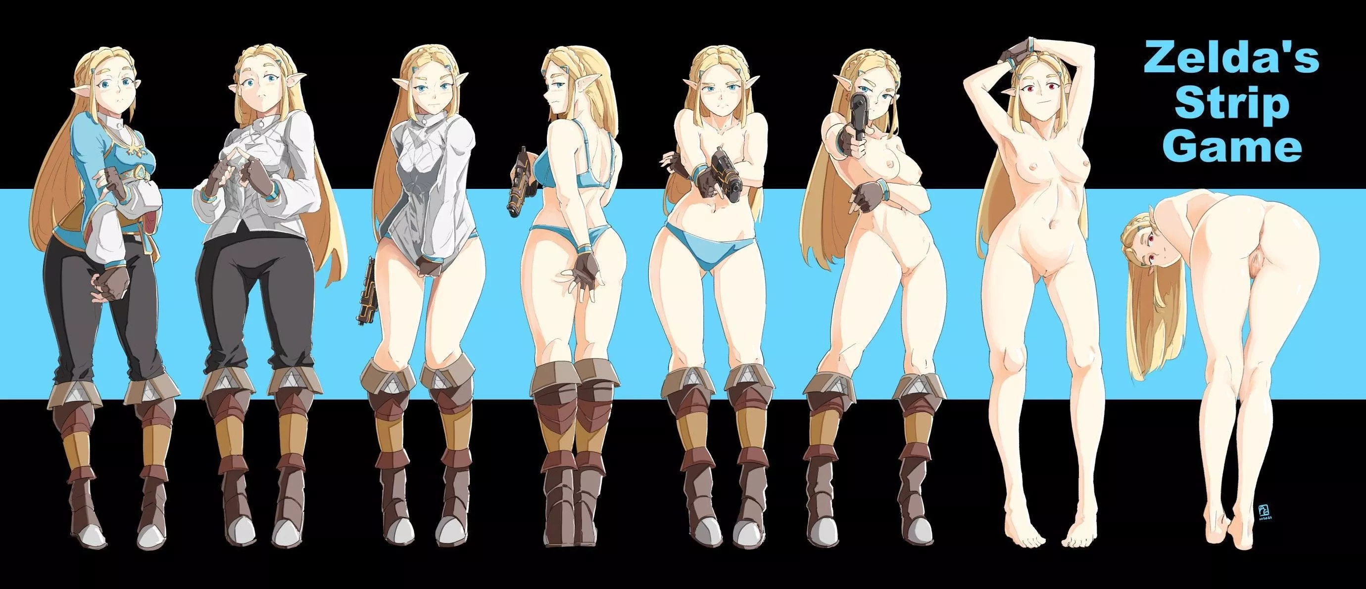 Zelda stripping posted by point-cgs