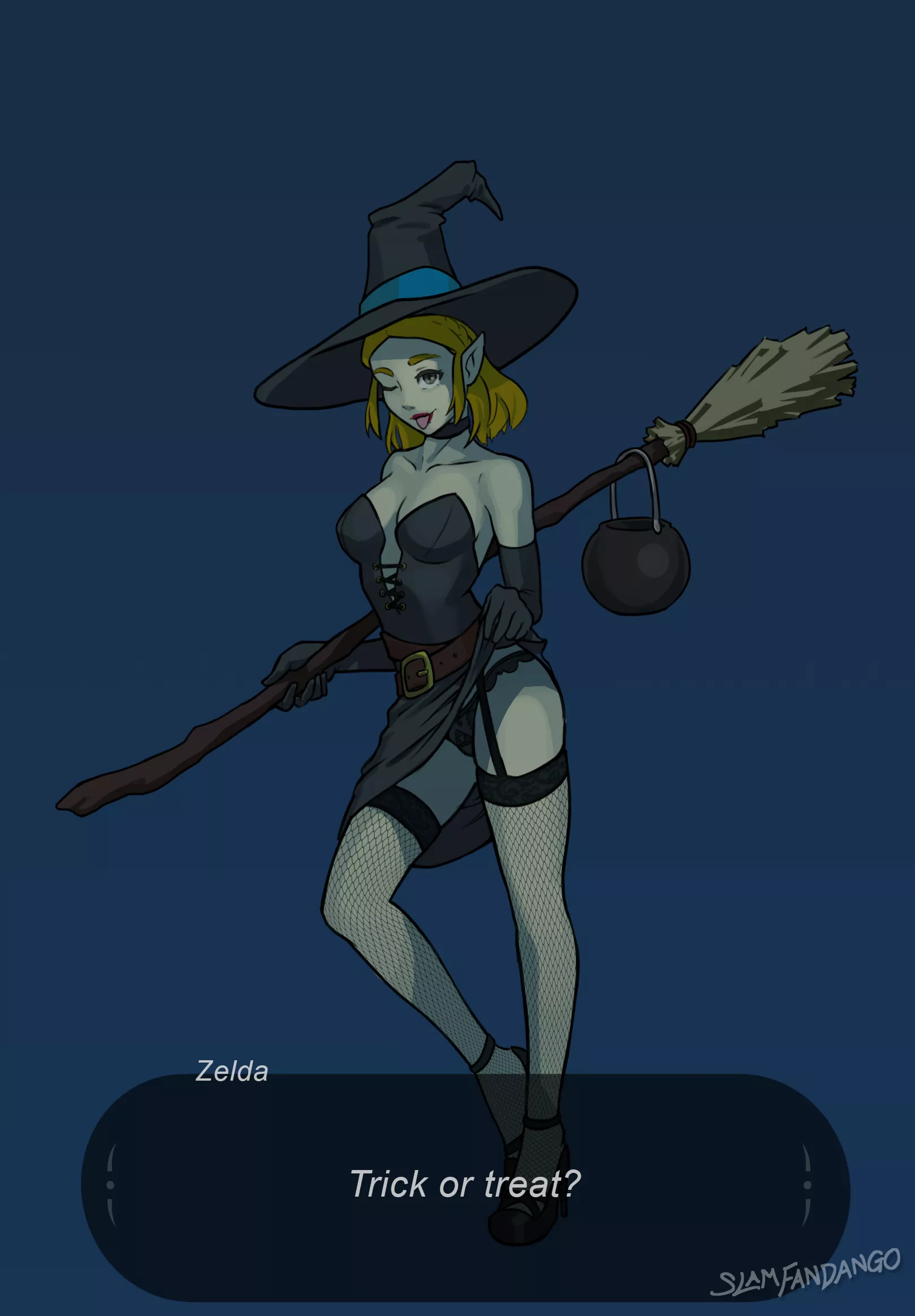 Zelda - Trick or Treat? (Slamfandango) posted by slamfandango