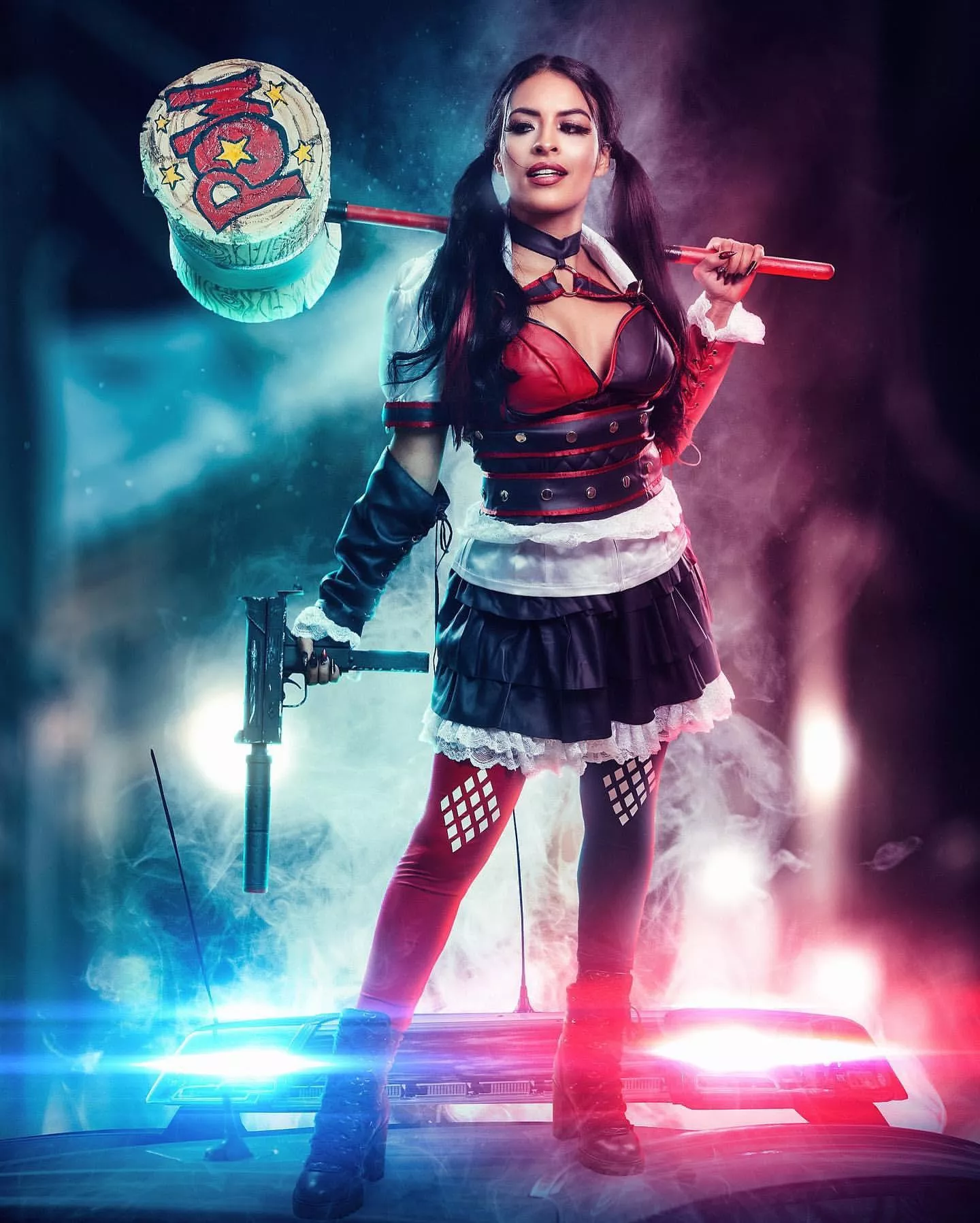 Zelina Vega as Harley Quinn â¤ï¸ðŸ–¤ posted by sable_licious