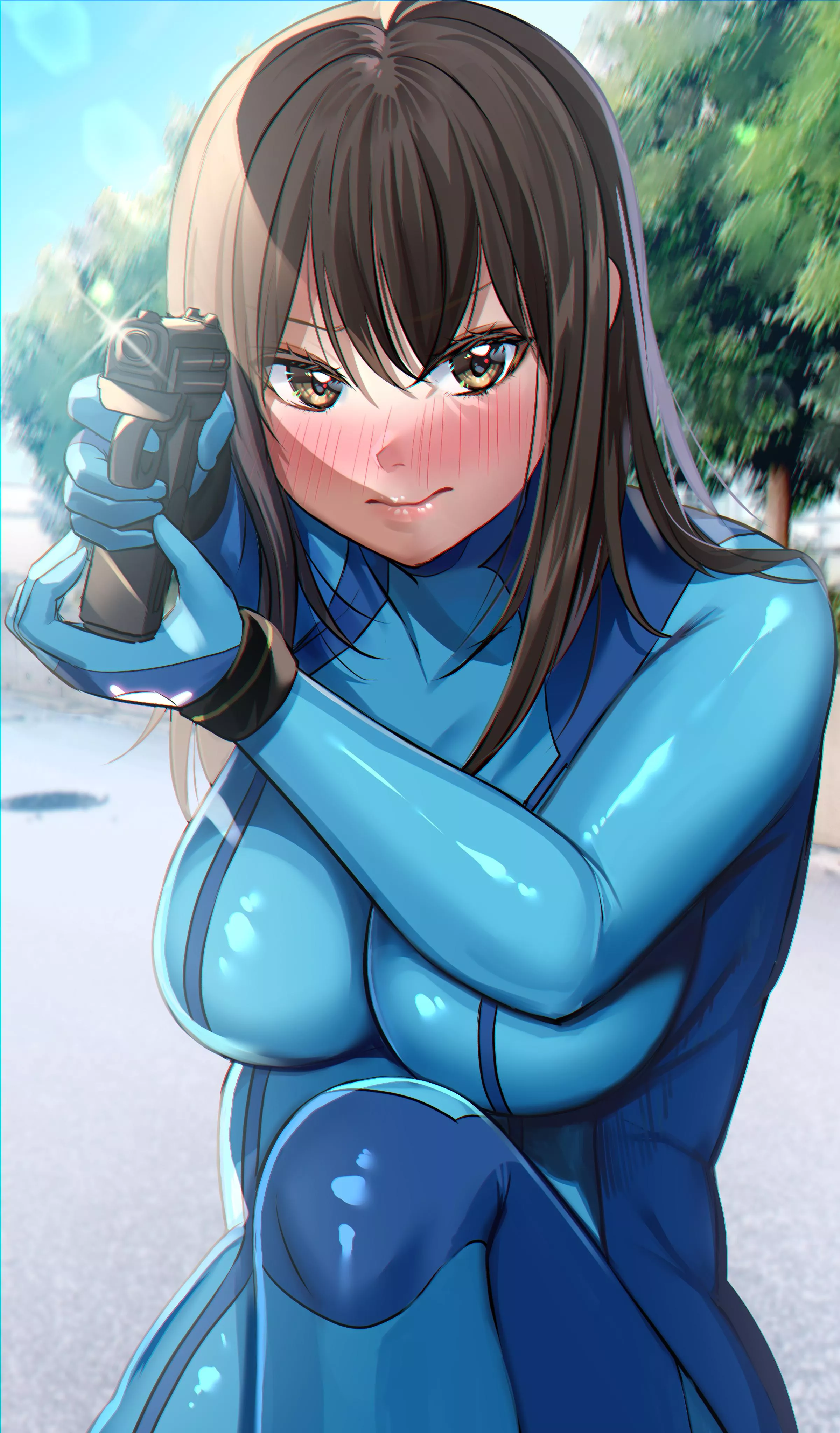 Zero Suit Gunman posted by CheetahSperm18