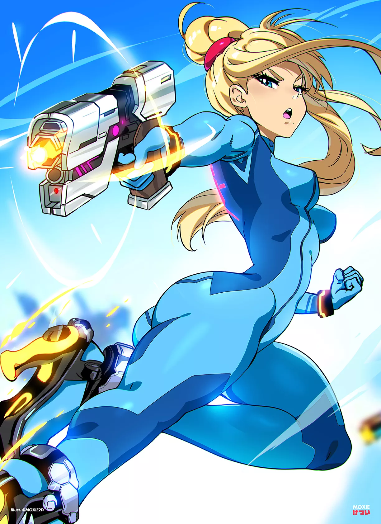 Zero Suit Samus Midfight (Tom Skender) [Metroid] posted by sequence_string