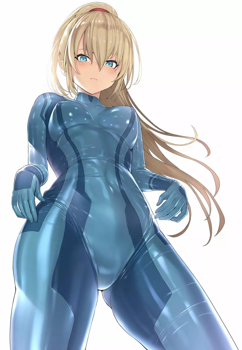 Zero Suit Samus Skin Tight Perfect Suit (Hakaba) [Metroid] posted by sequence_string