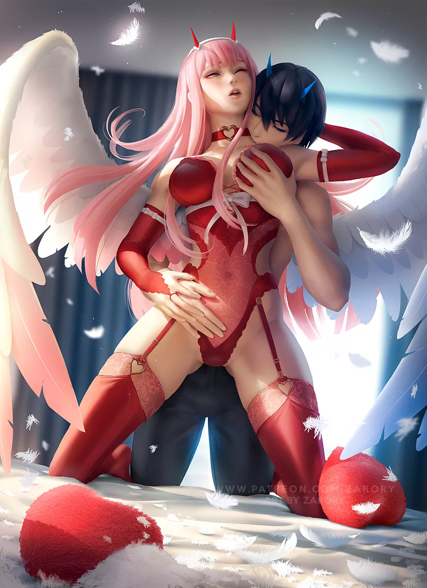 Zero Two x Hiro (Zarory ) [ Darling in the franxx ] posted by sequence_string