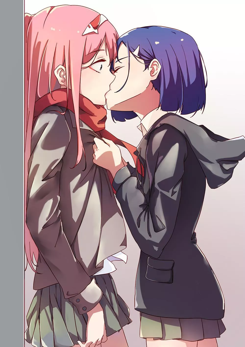 Zero Two x Ichigo [Darling in the Franxx] posted by Natsu_1000