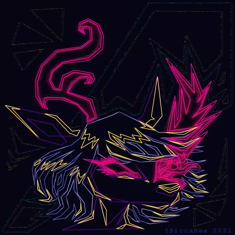 𝕮𝖆𝖒𝖇𝖎𝖚𝖒 𝖎𝖓 𝕹𝖊𝖔𝖓 (Art by me) posted by BiccaBee